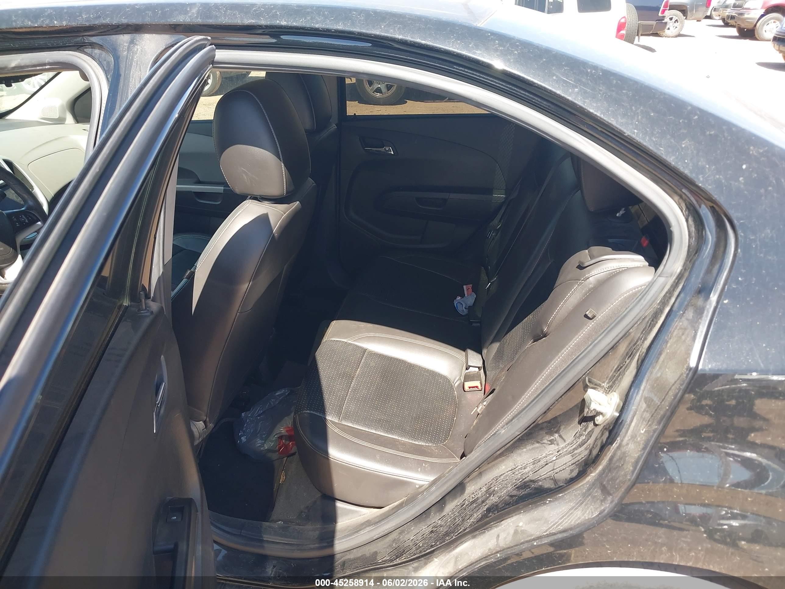 2020 Chevrolet Sonic VIN 1G1JF5SB1L4115288 IAAI salvage auction — Engine Damage, Salvage (Texas), sold $325 on 2026-07-09 (photo 8)