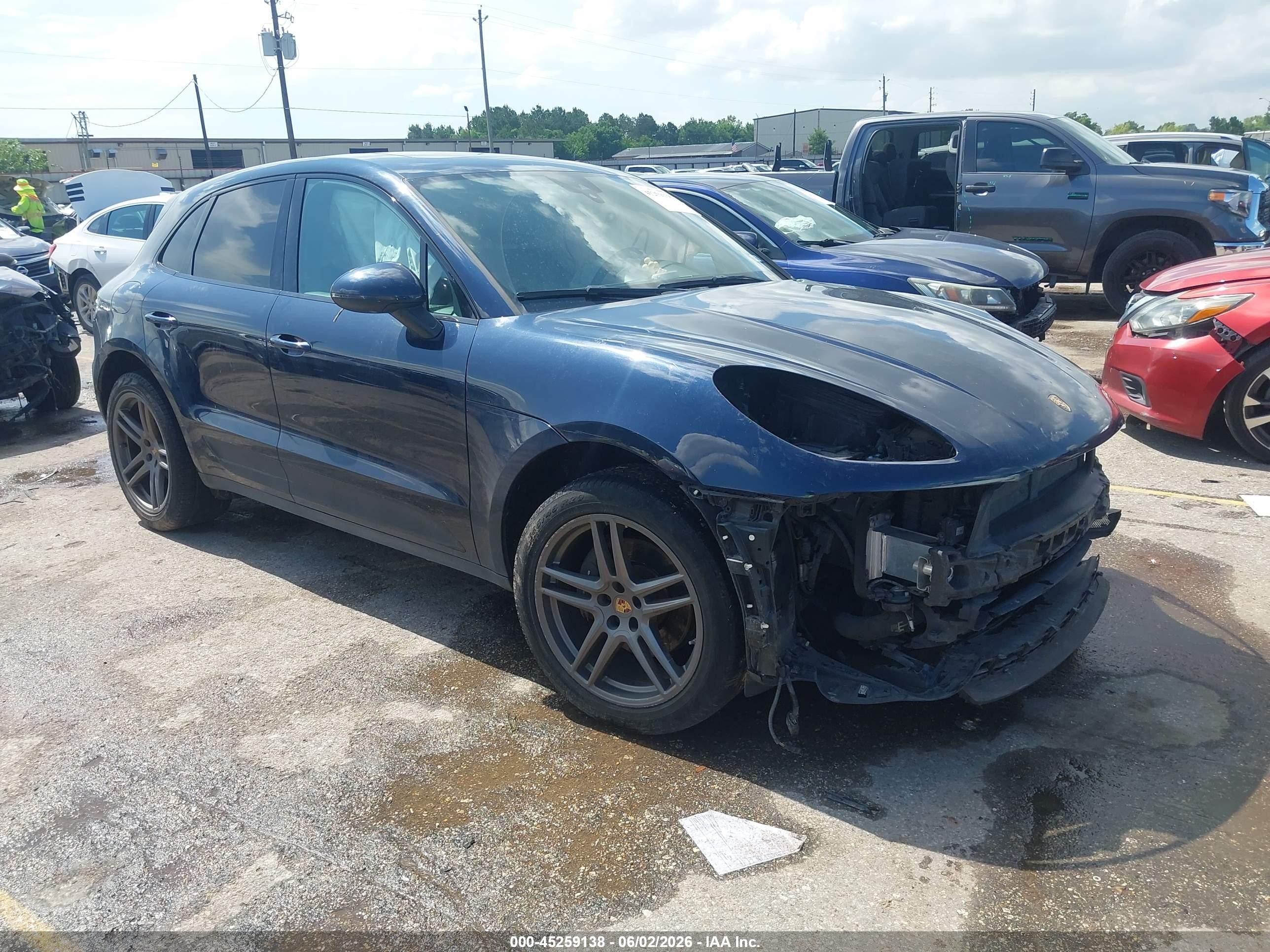 2020 Porsche Macan VIN WP1AA2A58LLB06186 IAAI salvage auction — Front End, Salvage (Texas), sold $11,600 on 2026-07-01 (photo 1)