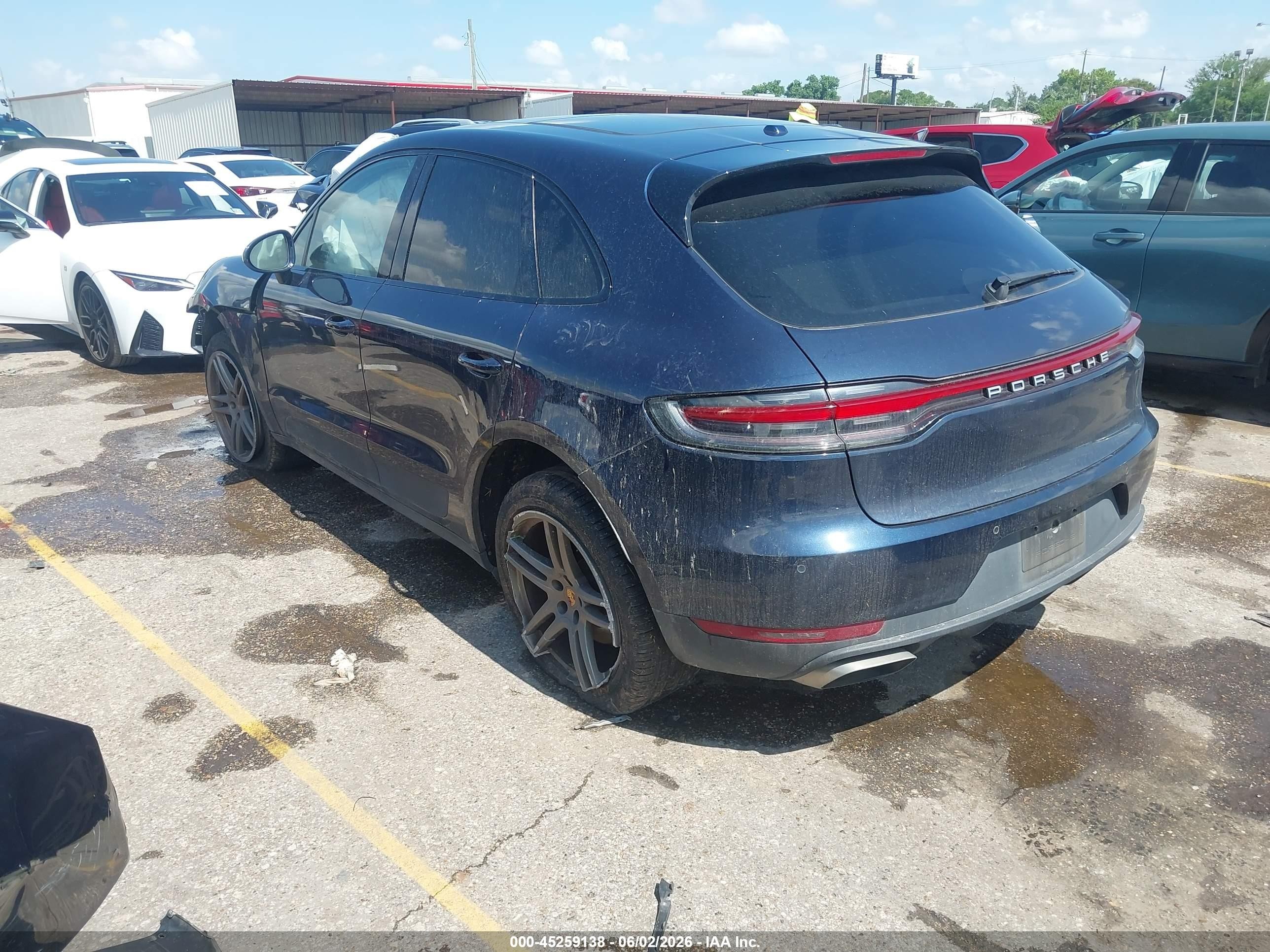 2020 Porsche Macan VIN WP1AA2A58LLB06186 IAAI salvage auction — Front End, Salvage (Texas), sold $11,600 on 2026-07-01 (photo 3)