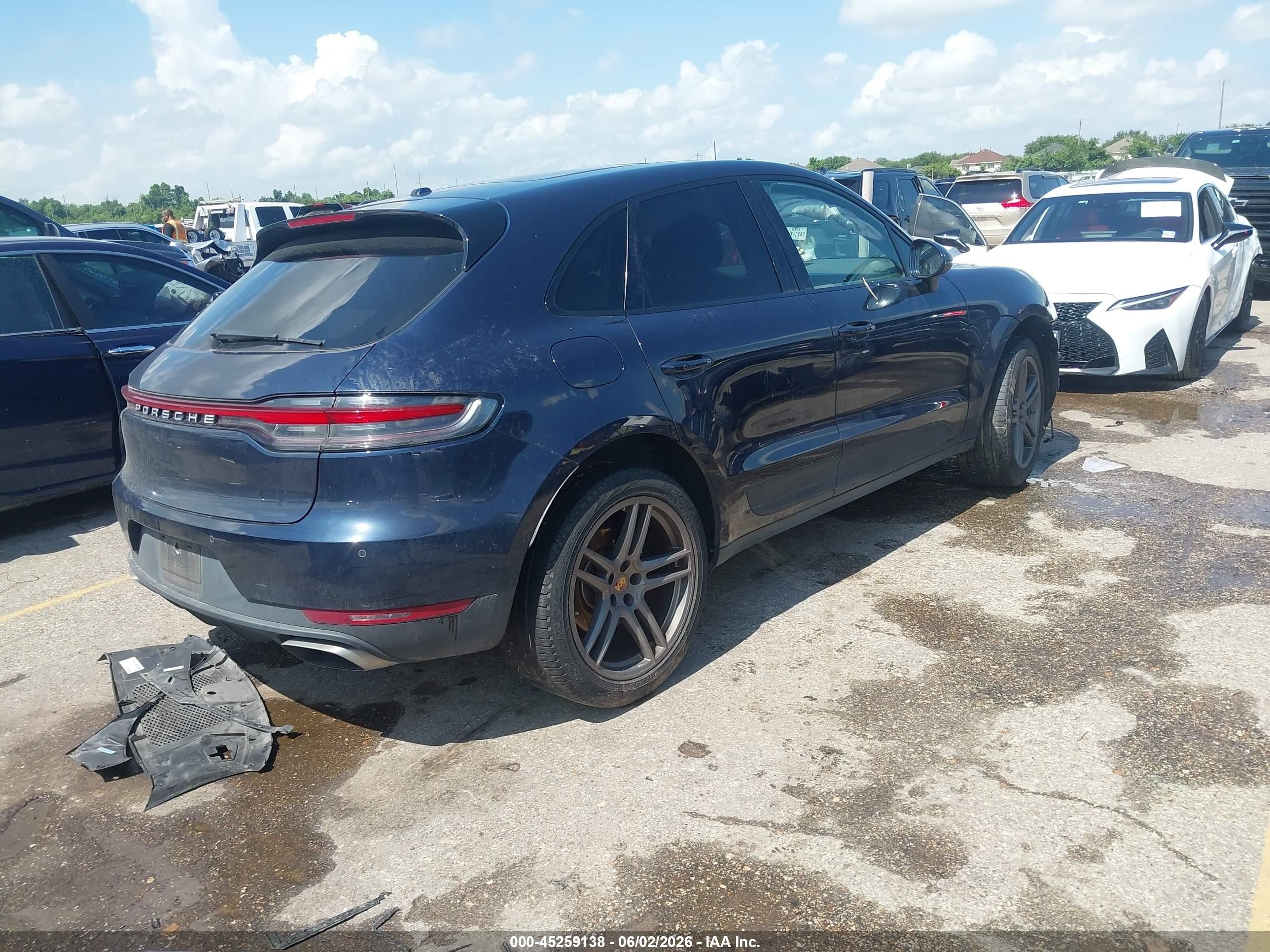 2020 Porsche Macan VIN WP1AA2A58LLB06186 IAAI salvage auction — Front End, Salvage (Texas), sold $11,600 on 2026-07-01 (photo 4)