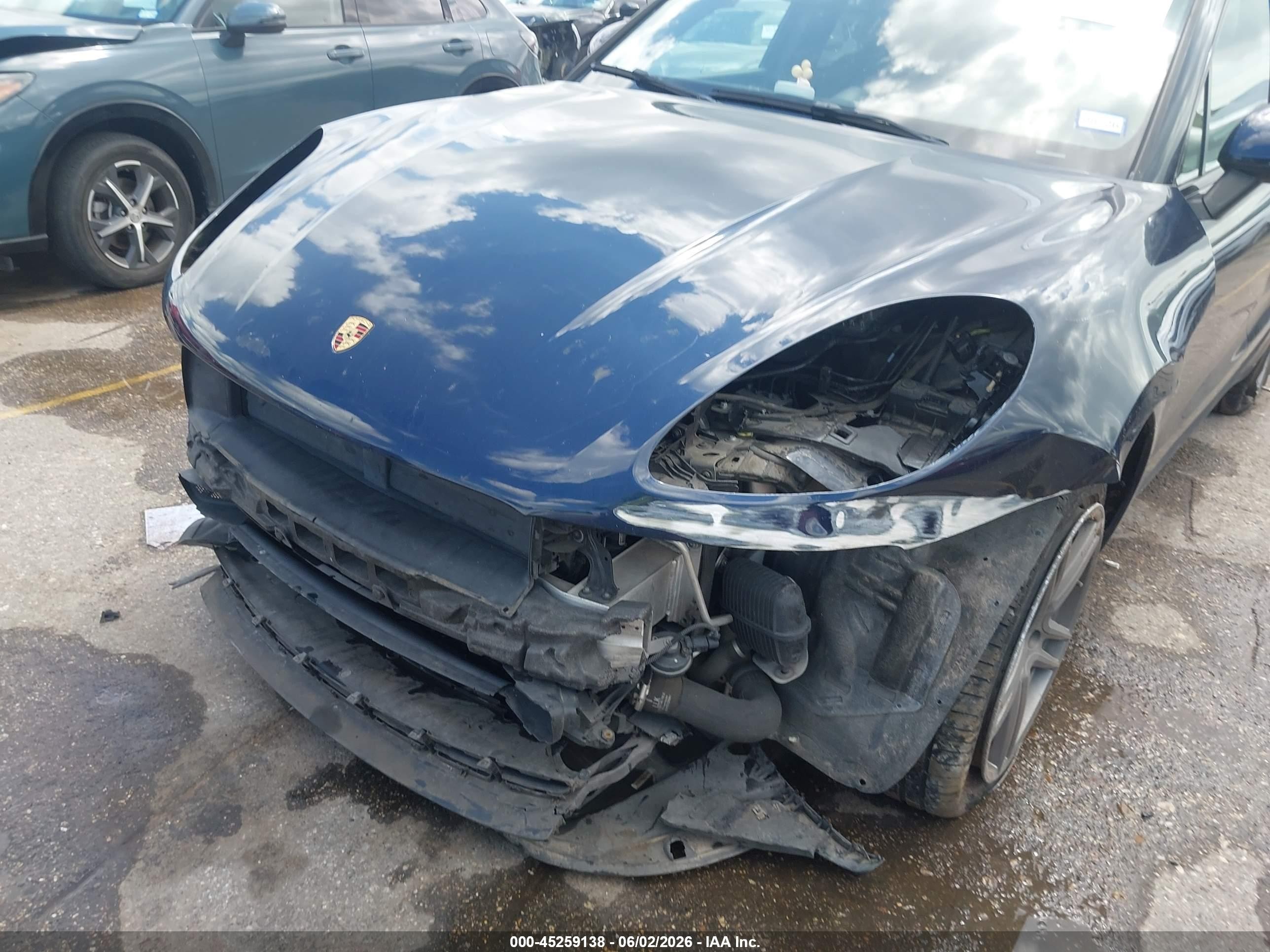 2020 Porsche Macan VIN WP1AA2A58LLB06186 IAAI salvage auction — Front End, Salvage (Texas), sold $11,600 on 2026-07-01 (photo 6)