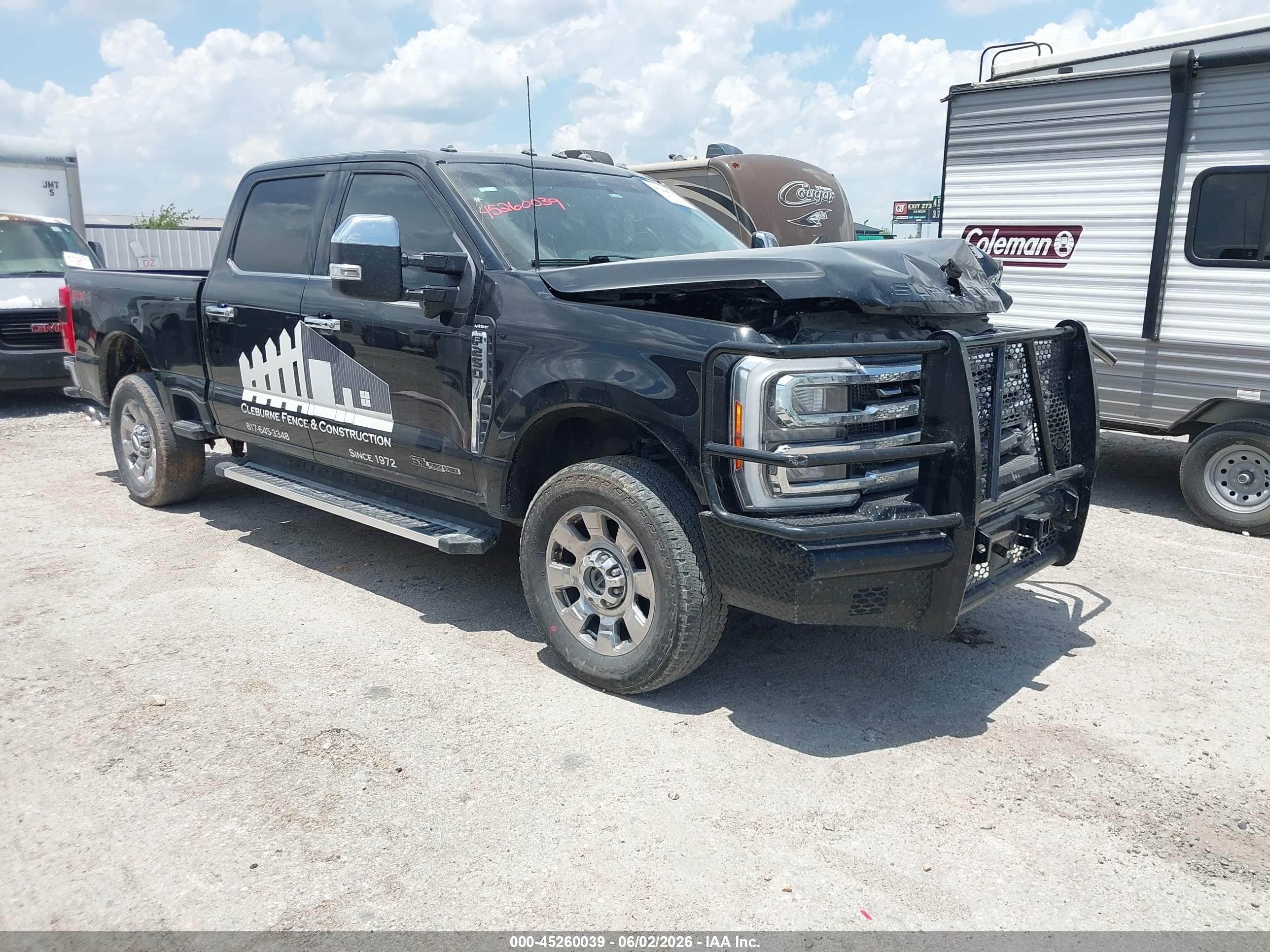 2023 Ford F-250 VIN 1FT8W2BT0PEC54700 — IAAI salvage auction photo