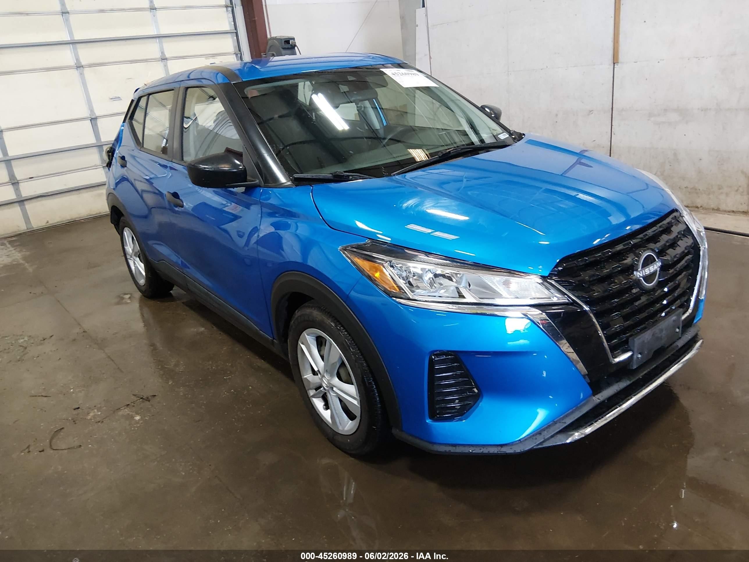 2023 Nissan Kicks VIN 3N1CP5BV2PL535166 IAAI salvage auction — Rear End, Salvage (Idaho), sold $3,250 on 2026-07-10 (photo 1)