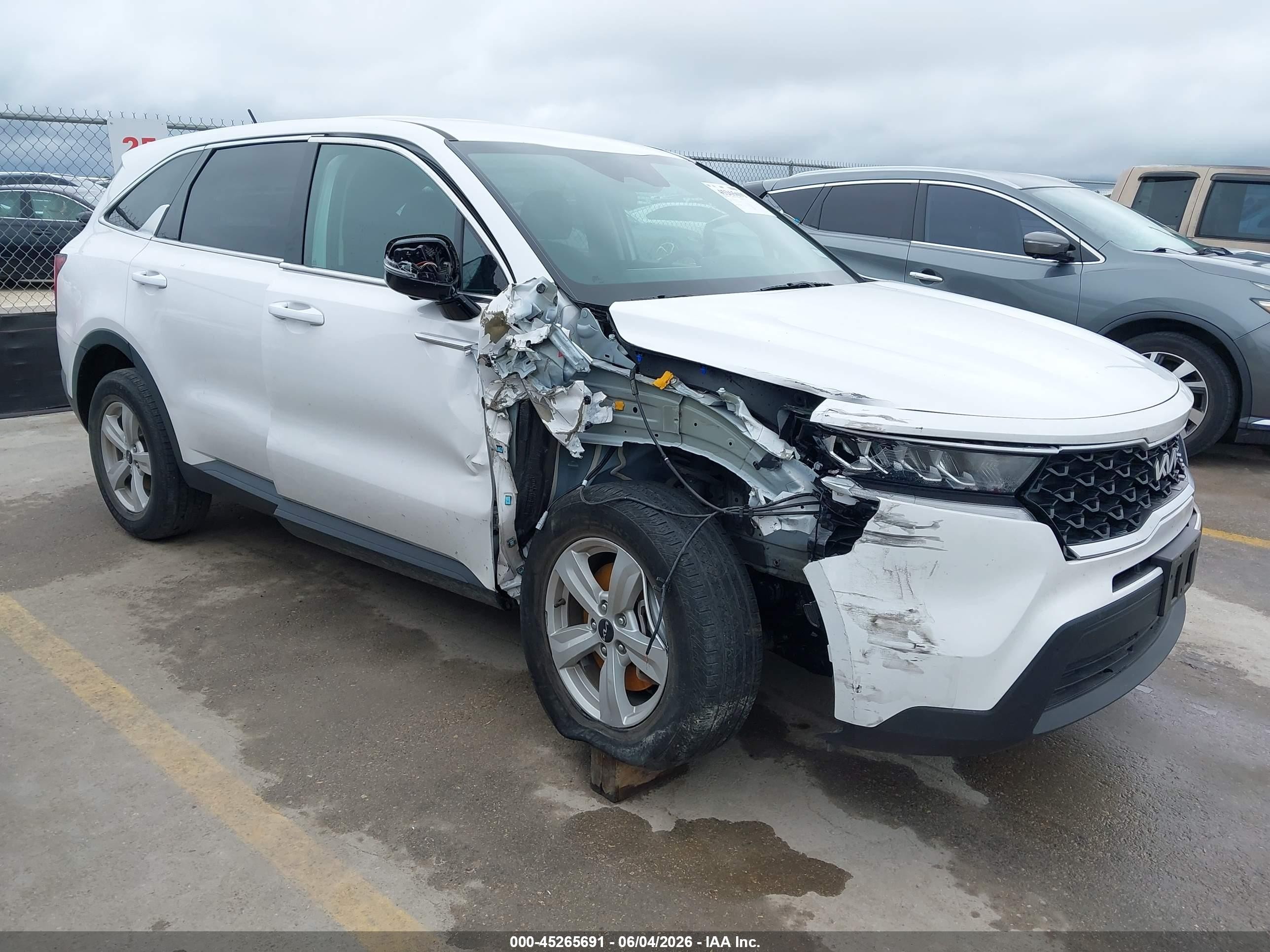 2023 Kia Sorento VIN 5XYRG4LC8PG245598 — IAAI salvage auction photo