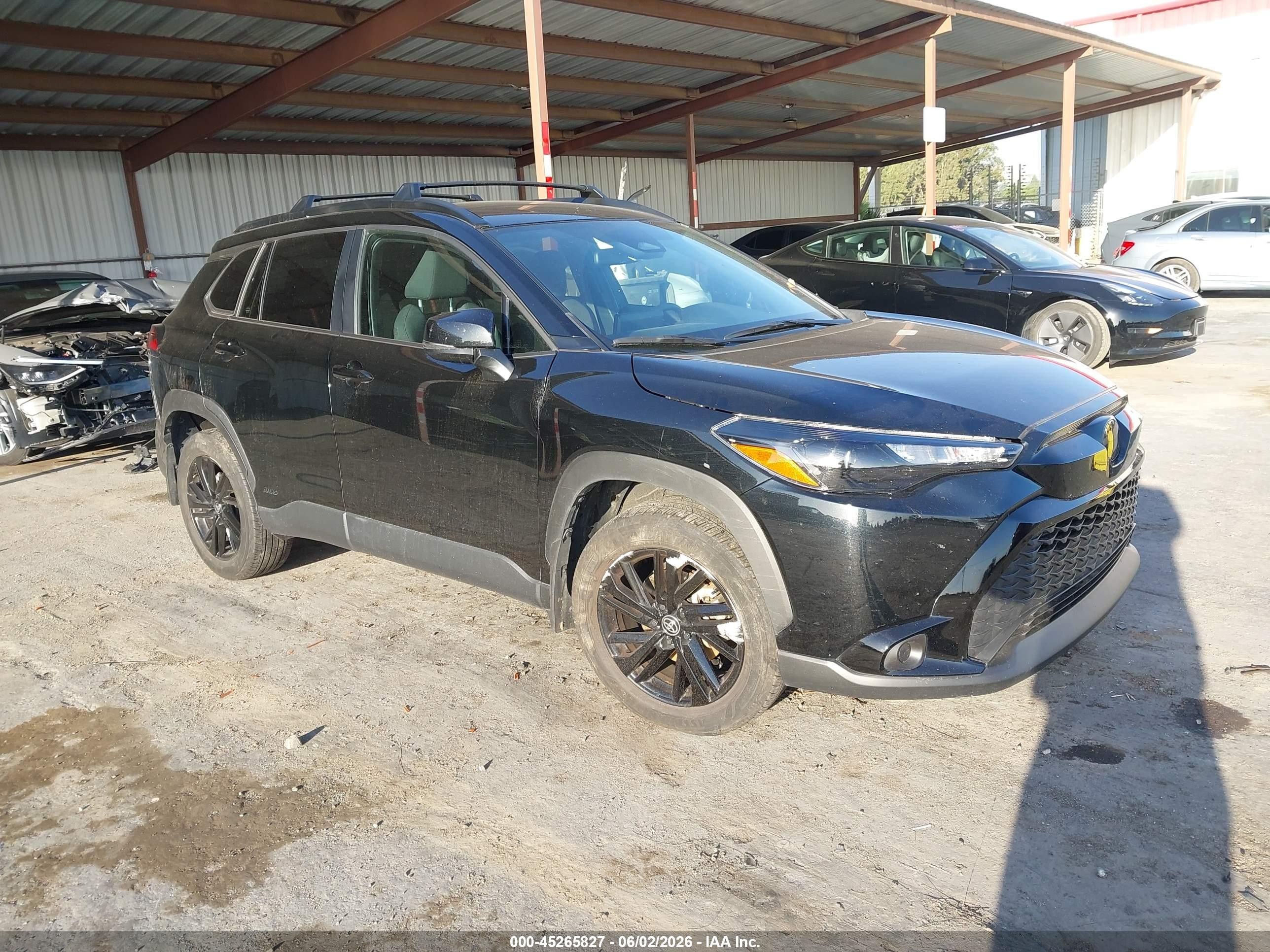 2024 Toyota Corolla Cross VIN 7MUFBABG5RV052602 IAAI salvage auction — Rear End, Salvage (California), sold $9,100 on 2026-07-02 (photo 1)