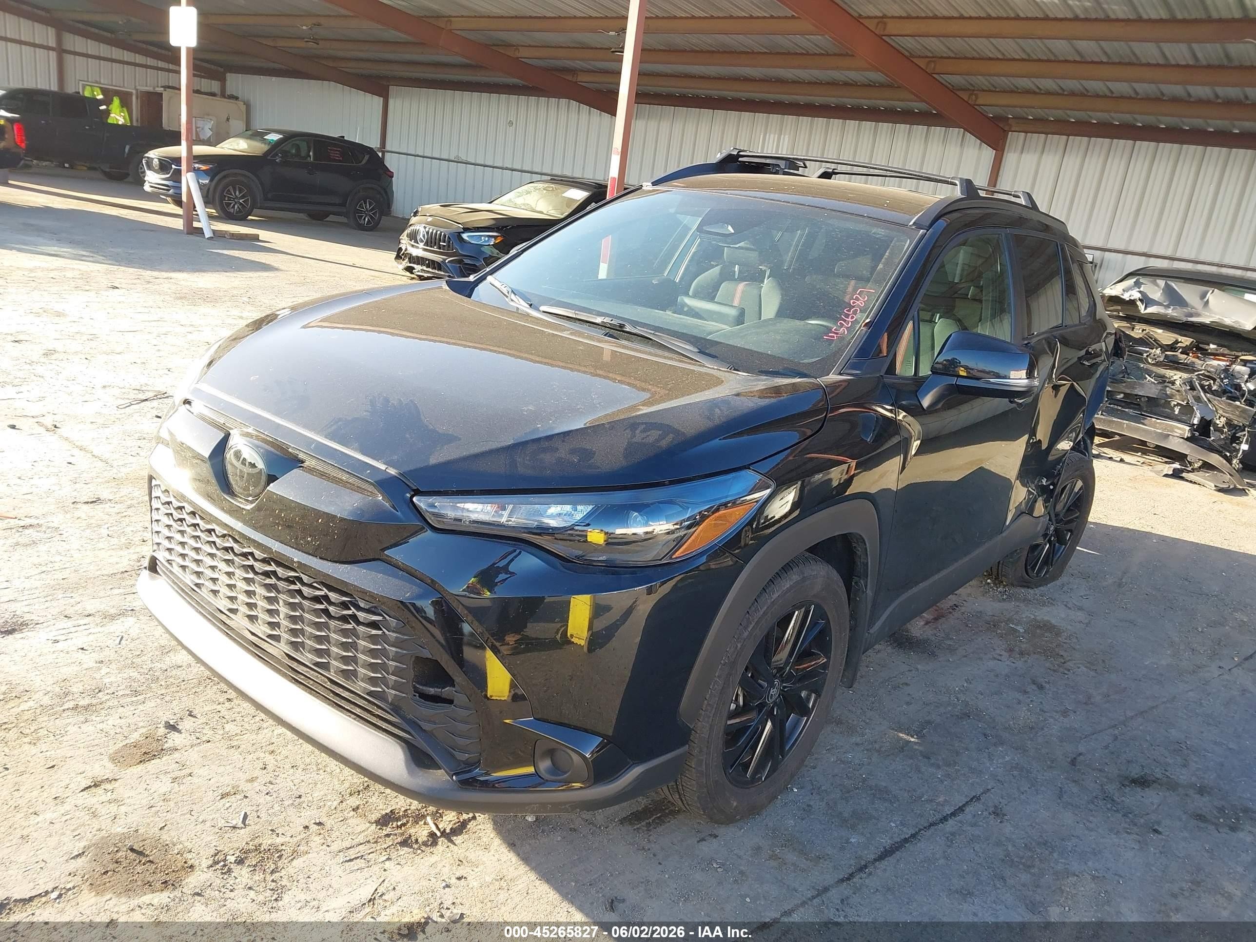 2024 Toyota Corolla Cross VIN 7MUFBABG5RV052602 IAAI salvage auction — Rear End, Salvage (California), sold $9,100 on 2026-07-02 (photo 2)