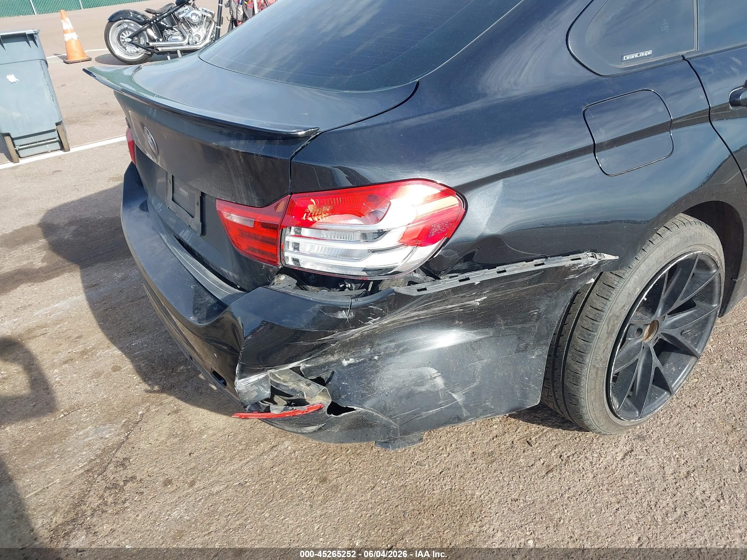 2015 BMW 4er VIN WBA4C9C56FD331796 IAAI salvage auction — Rear End, Regular (South Dakota), sold $1,825 on 2026-09-08 (photo 6)