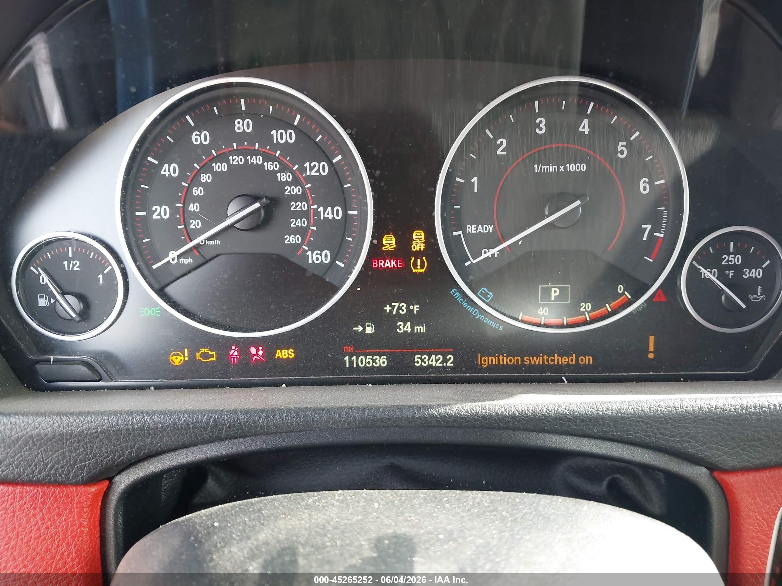 2015 BMW 4er VIN WBA4C9C56FD331796 IAAI salvage auction — Rear End, Regular (South Dakota), sold $1,825 on 2026-09-08 (photo 7)