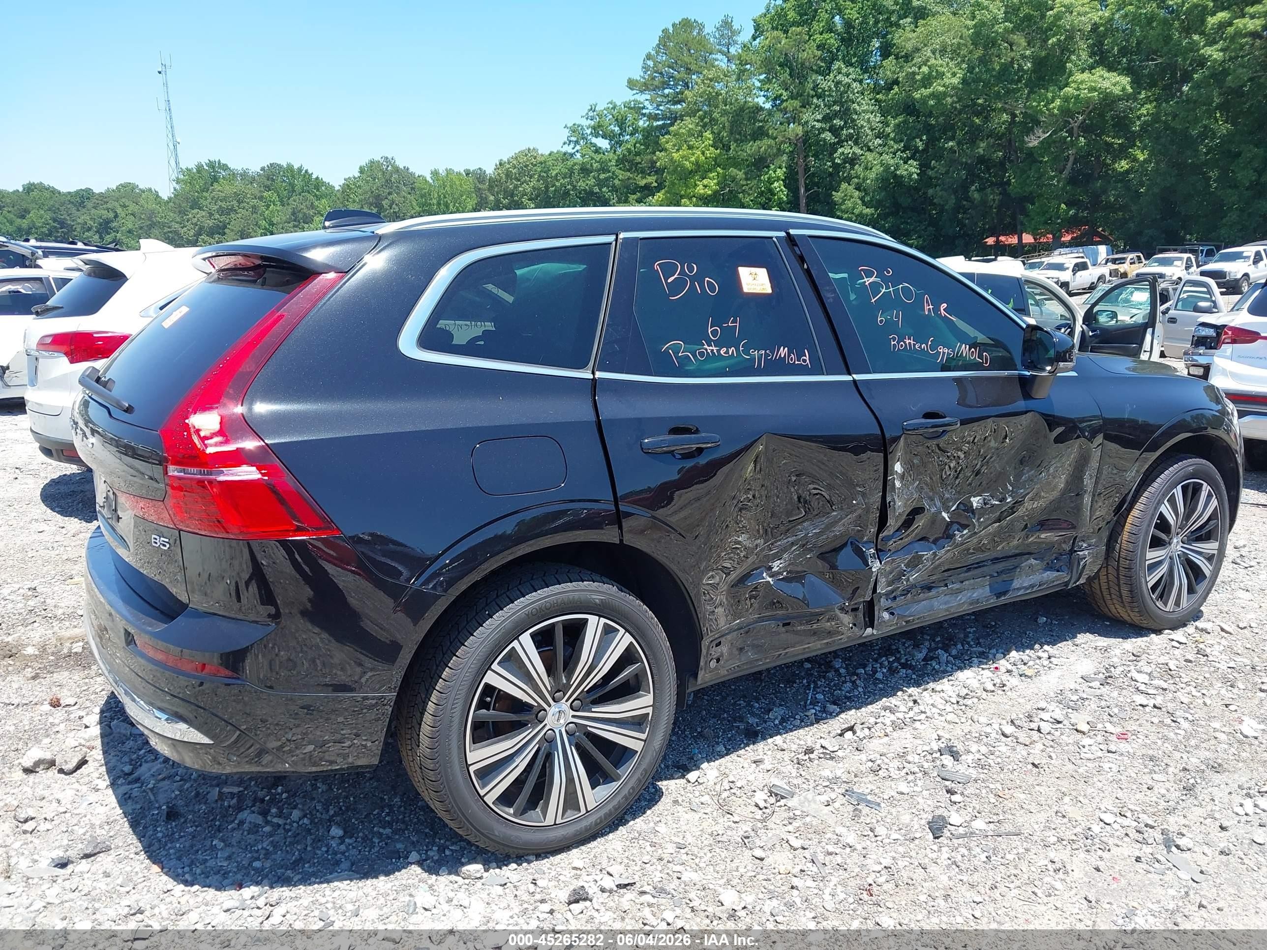 2022 Volvo XC60 VIN YV4L12DL5N1079240 IAAI salvage auction — Side, Salvage (Georgia), sold $7,800 on 2026-09-11 (photo 6)