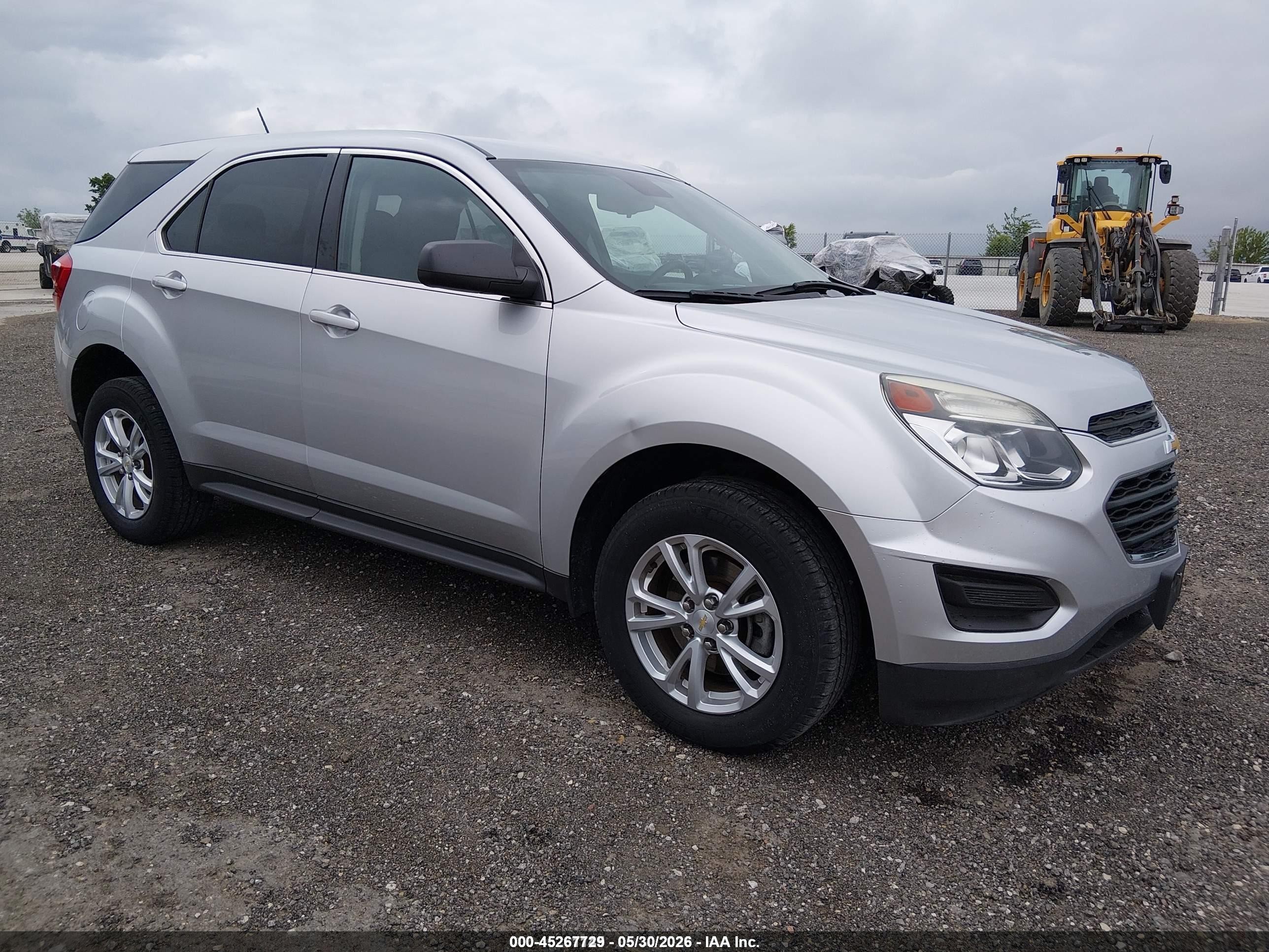 2017 Chevrolet Equinox VIN 2GNFLEEK4H6323809 IAAI salvage auction — Unknown, Sf97 (Iowa), sold $10,250 on 2026-07-09 (photo 1)