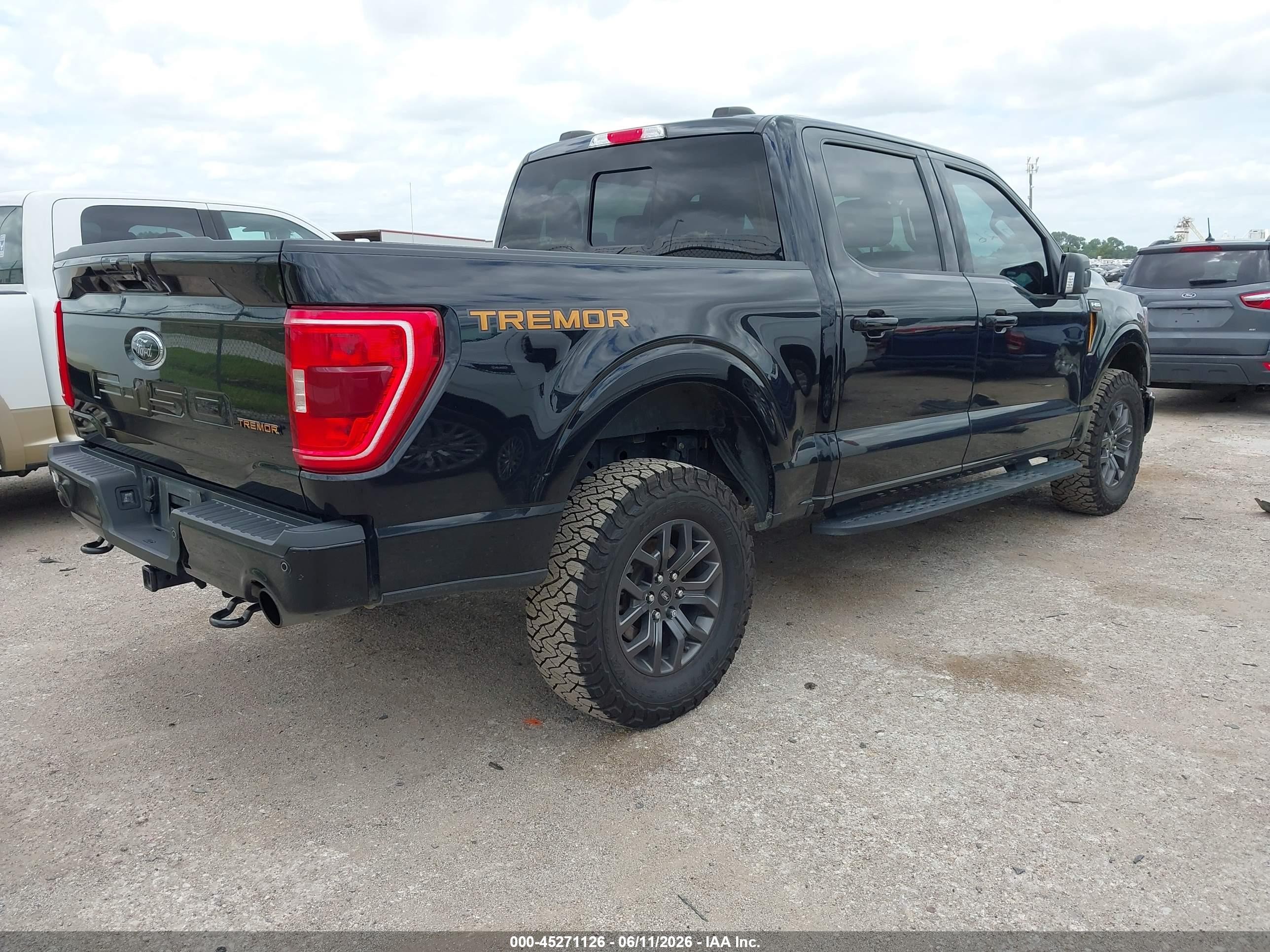 2022 Ford F-150 VIN 1FTEW1E85NFB14394 IAAI salvage auction — Front End, Salvage (Texas), sold $14,700 on 2026-09-25 (photo 4)
