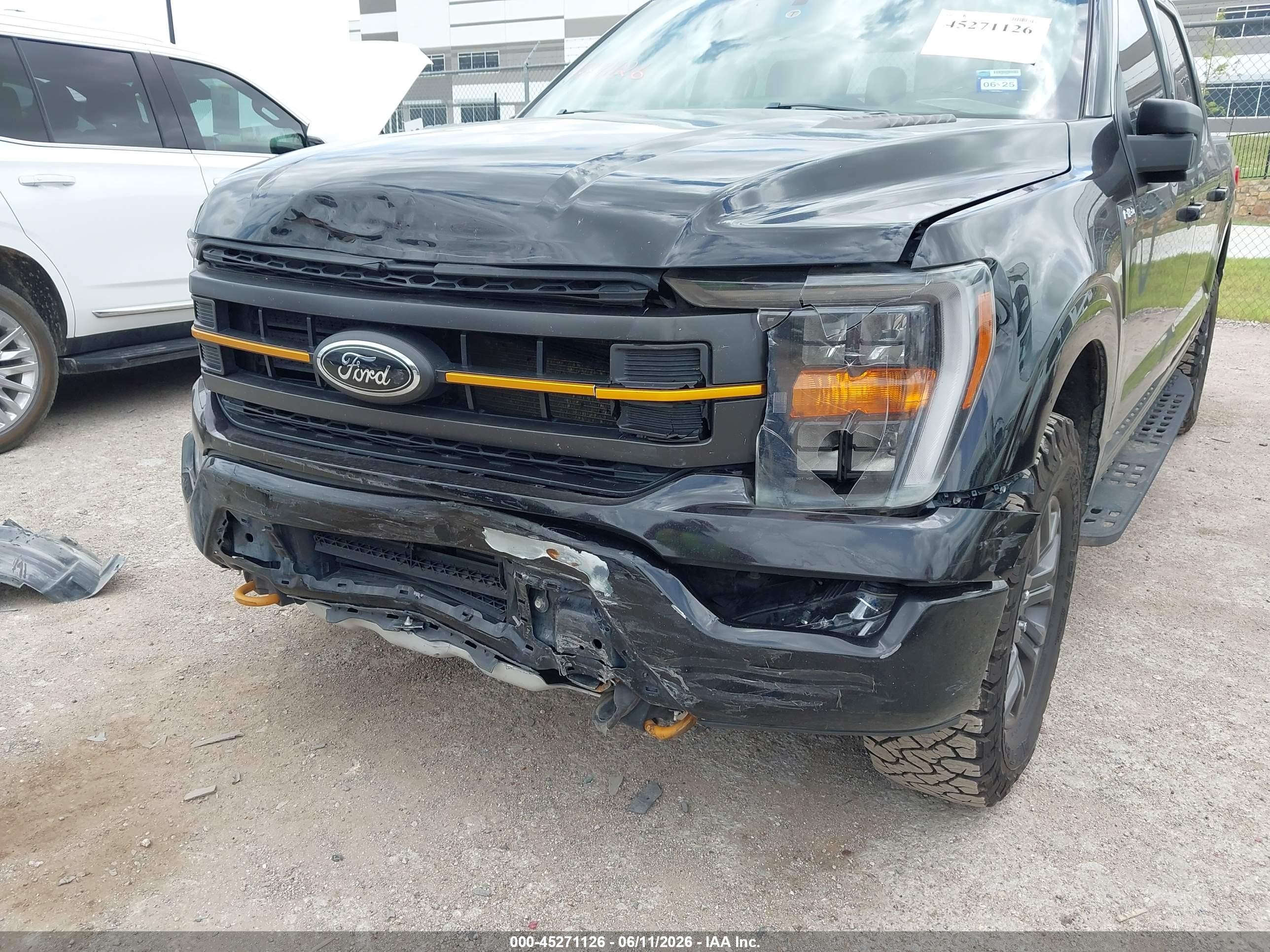 2022 Ford F-150 VIN 1FTEW1E85NFB14394 IAAI salvage auction — Front End, Salvage (Texas), sold $14,700 on 2026-09-25 (photo 6)