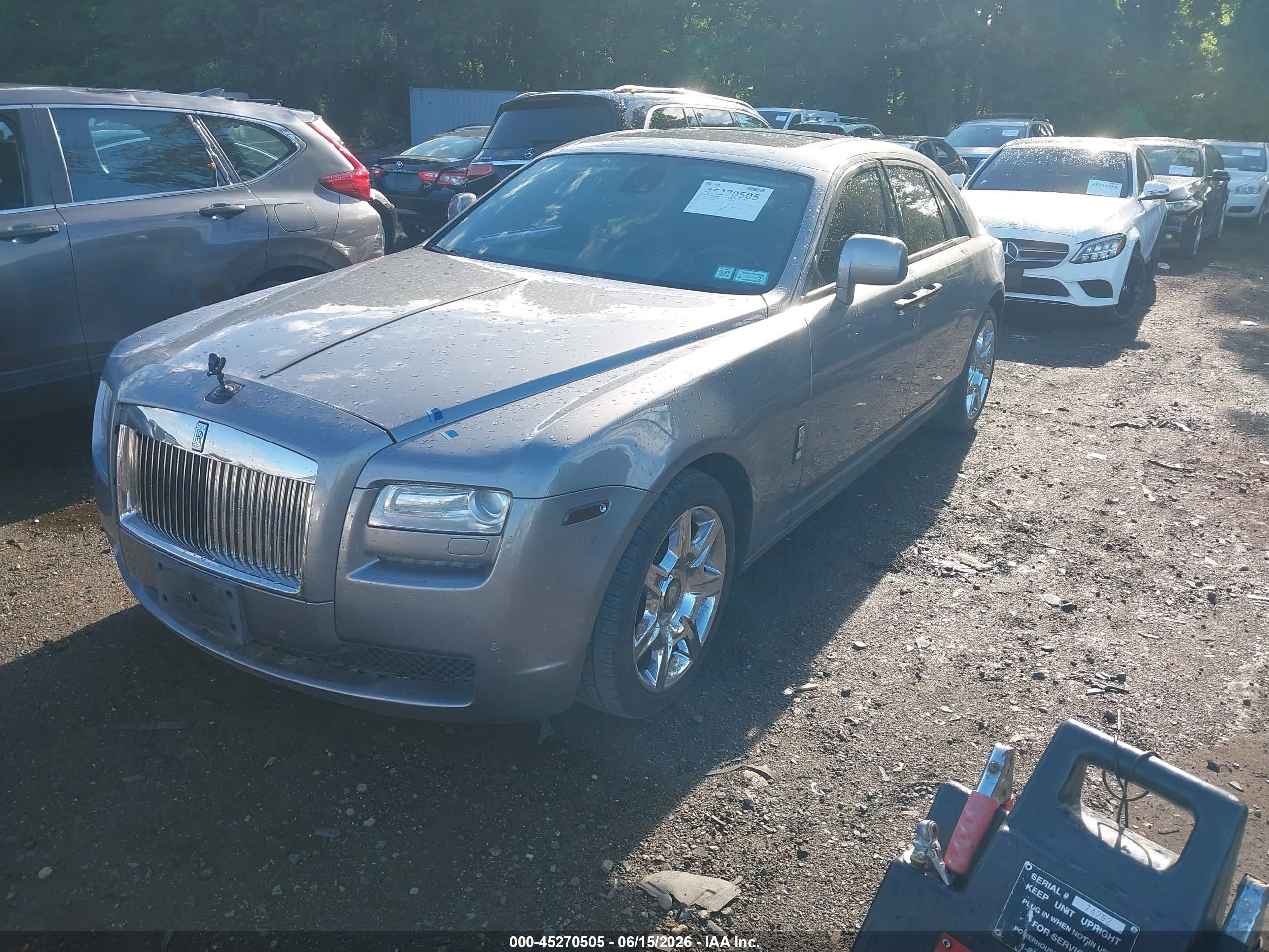 2011 Rolls-royce Ghost VIN SCA664S57BUX49485 IAAI salvage auction — Front End, Mv-907A (New York), sold $33,200 on 2026-07-14 (photo 2)