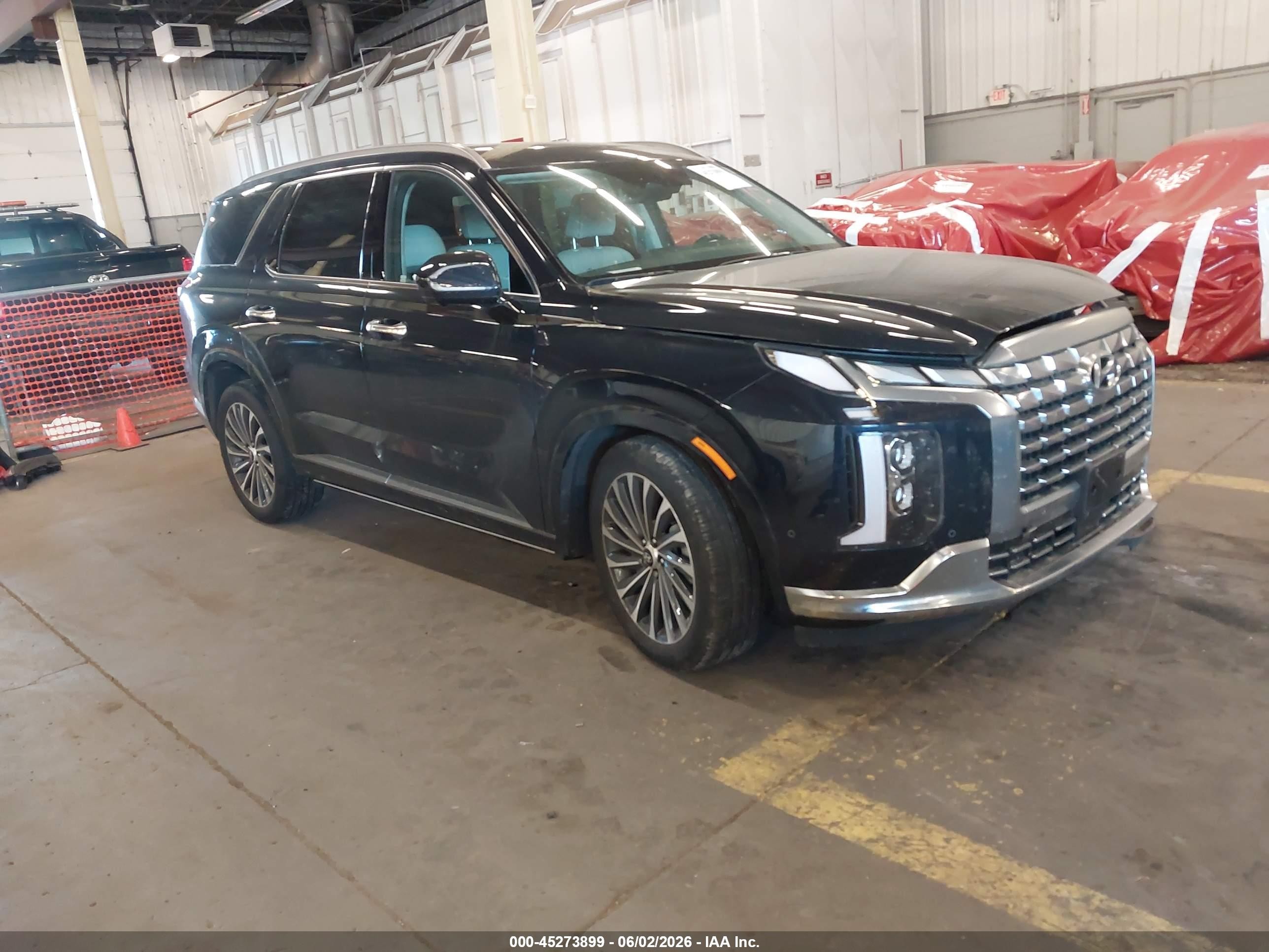 2024 Hyundai Palisade VIN KM8R7DGE2RU731302 IAAI salvage auction — Front End, Salvage (Oregon), sold $12,500 on 2026-07-03 (photo 1)