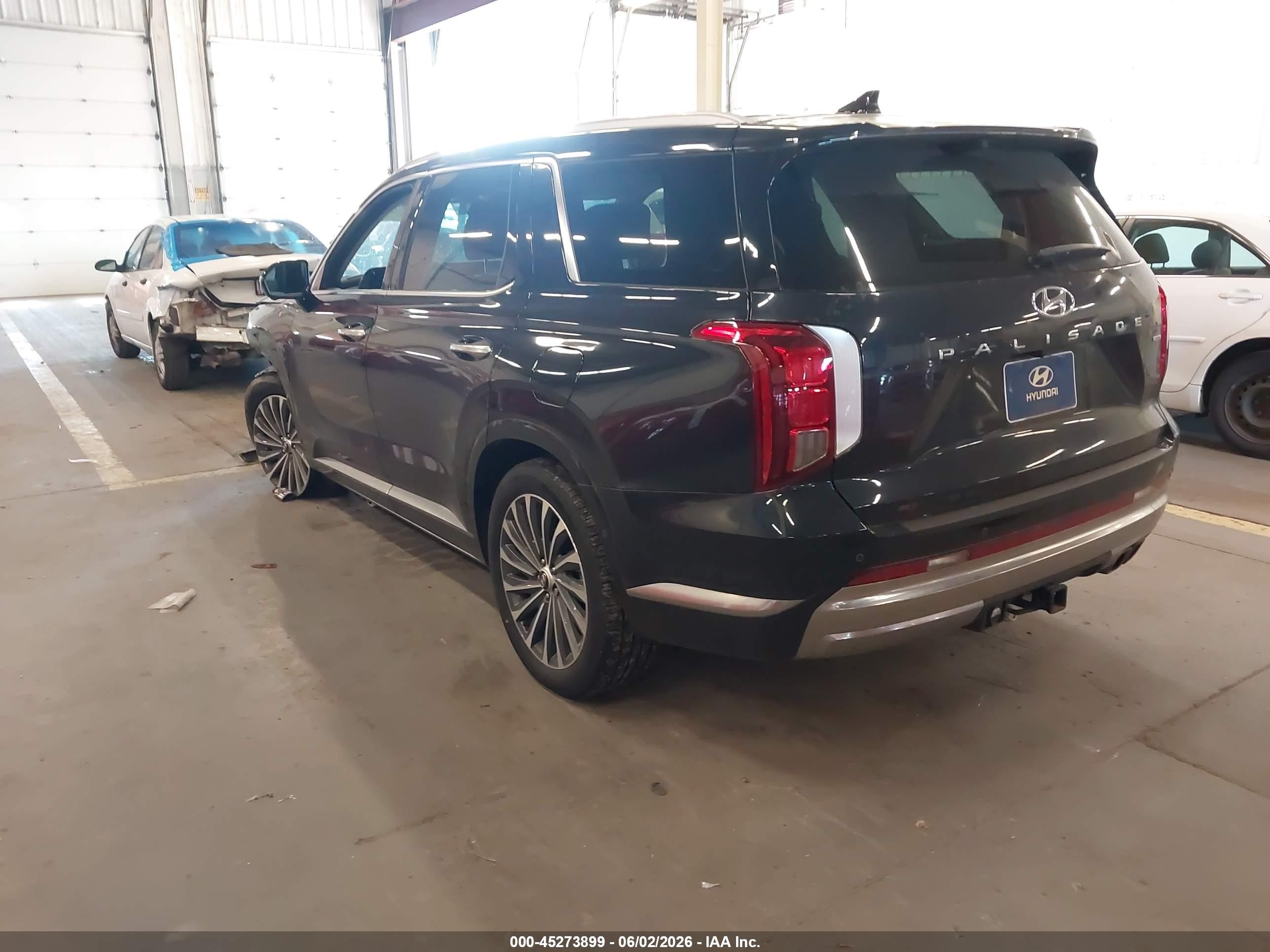 2024 Hyundai Palisade VIN KM8R7DGE2RU731302 IAAI salvage auction — Front End, Salvage (Oregon), sold $12,500 on 2026-07-03 (photo 3)