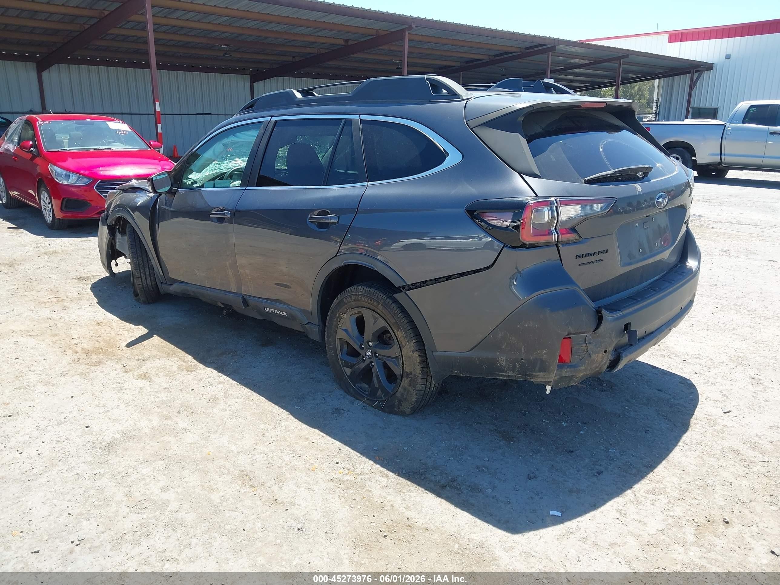 2020 Subaru Outback VIN 4S4BTGKD4L3196063 IAAI salvage auction — Front End, Salvage (California), sold $2,850 on 2026-07-09 (photo 3)