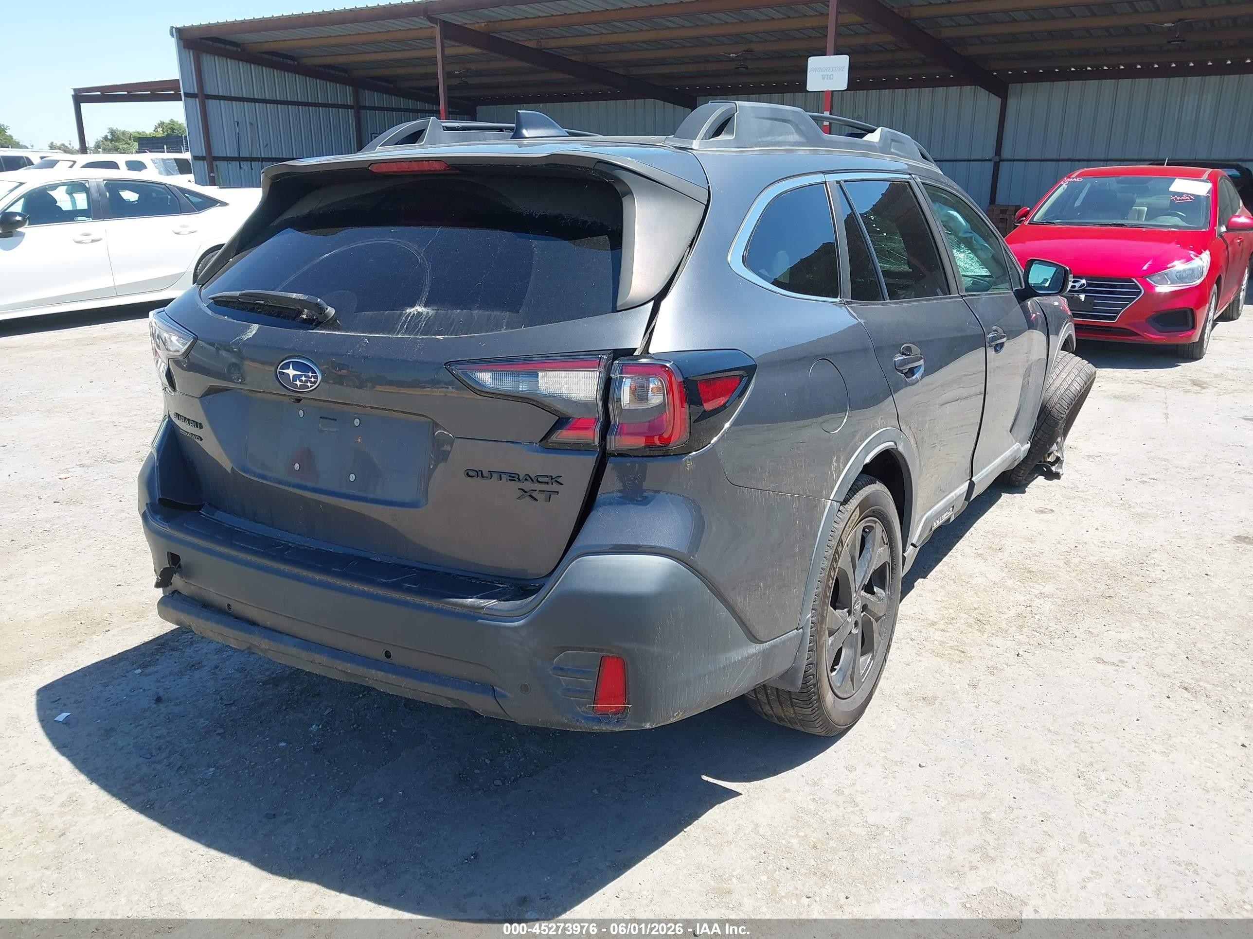 2020 Subaru Outback VIN 4S4BTGKD4L3196063 IAAI salvage auction — Front End, Salvage (California), sold $2,850 on 2026-07-09 (photo 4)