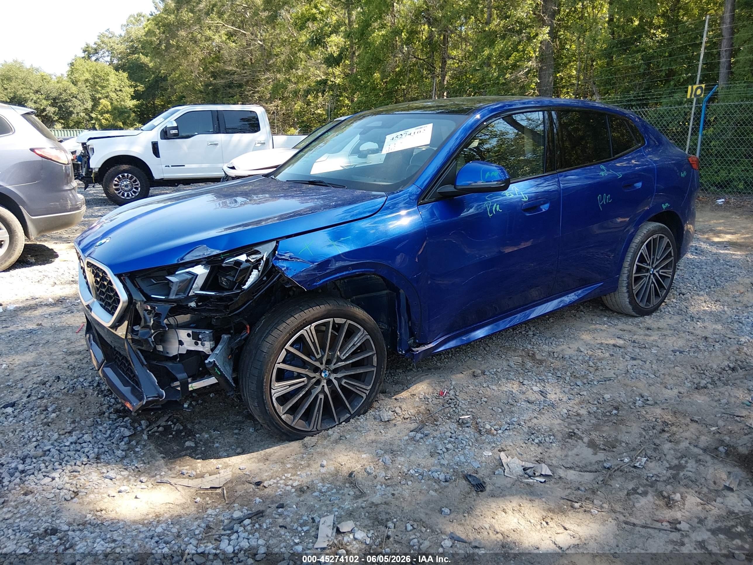 2025 BMW X2 VIN WBX63GM03S5067916 IAAI salvage auction — Unknown, Clear (South Carolina), sold $19,550 on 2026-08-25 (photo 2)