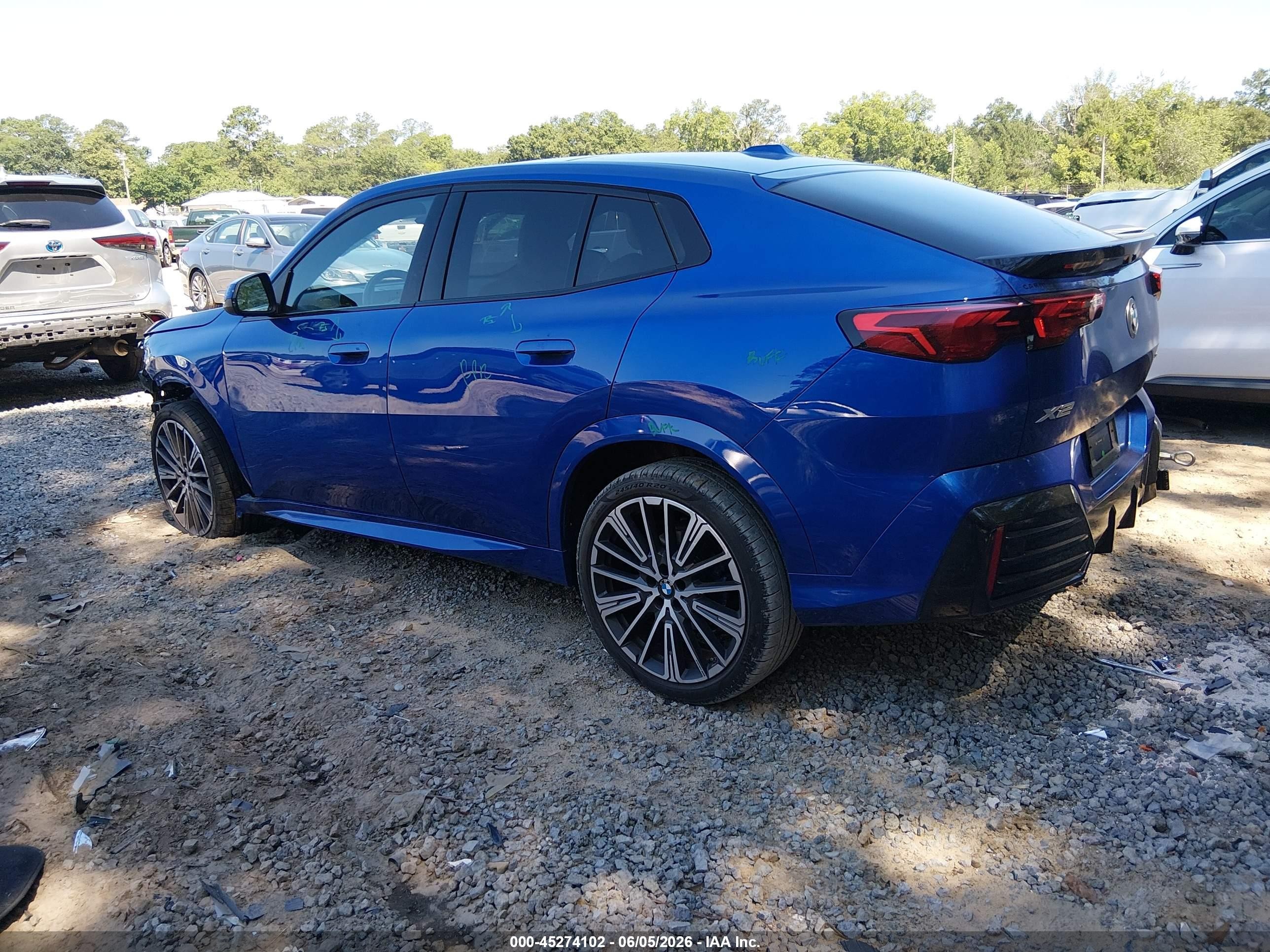 2025 BMW X2 VIN WBX63GM03S5067916 IAAI salvage auction — Unknown, Clear (South Carolina), sold $19,550 on 2026-08-25 (photo 3)