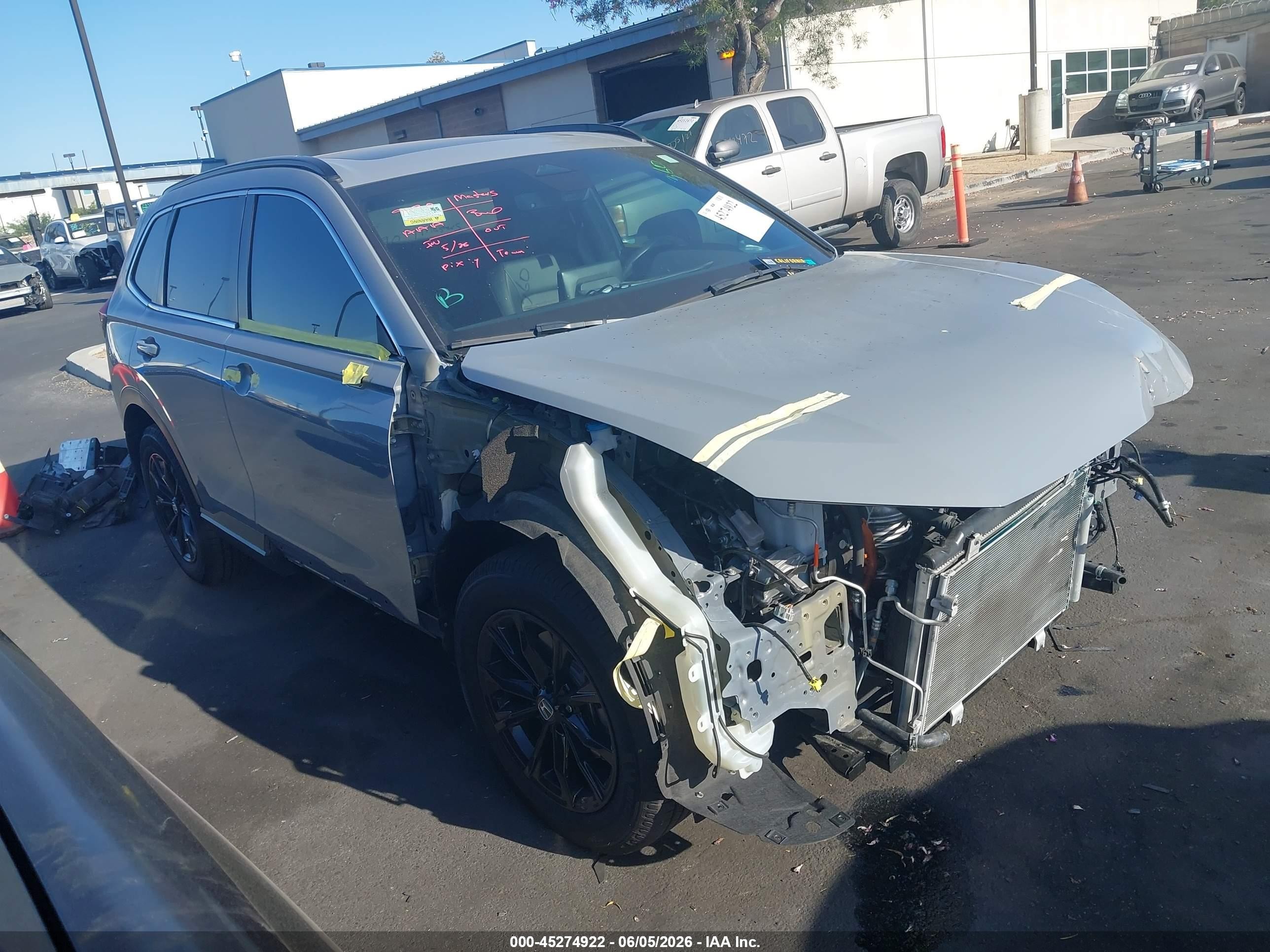 2024 Honda CR-V VIN 5J6RS6H87RL021500 IAAI salvage auction — Front End, Salvage Certificate (California), sold $11,100 on 2026-07-10 (photo 1)