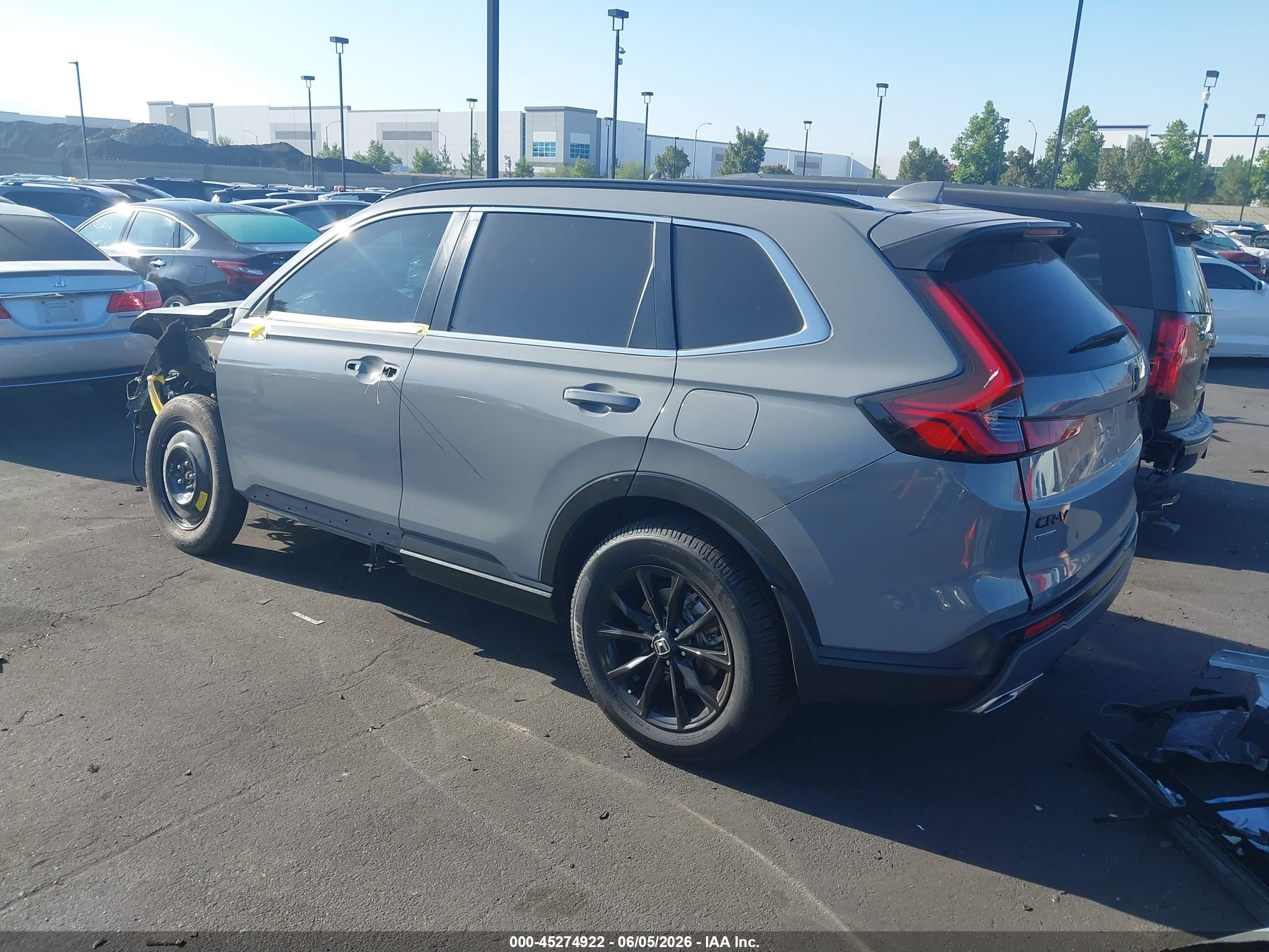 2024 Honda CR-V VIN 5J6RS6H87RL021500 IAAI salvage auction — Front End, Salvage Certificate (California), sold $11,100 on 2026-07-10 (photo 3)