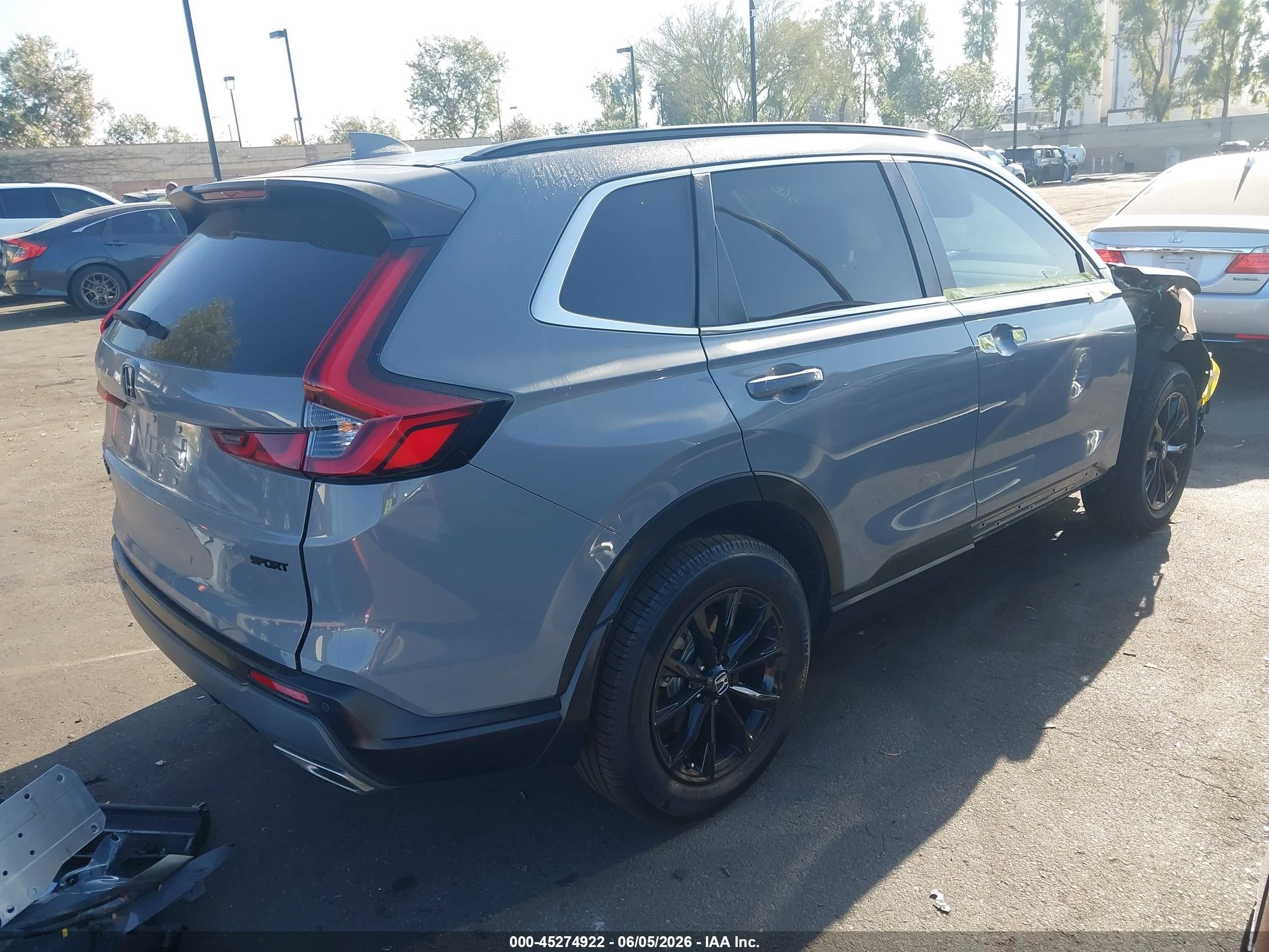 2024 Honda CR-V VIN 5J6RS6H87RL021500 IAAI salvage auction — Front End, Salvage Certificate (California), sold $11,100 on 2026-07-10 (photo 4)