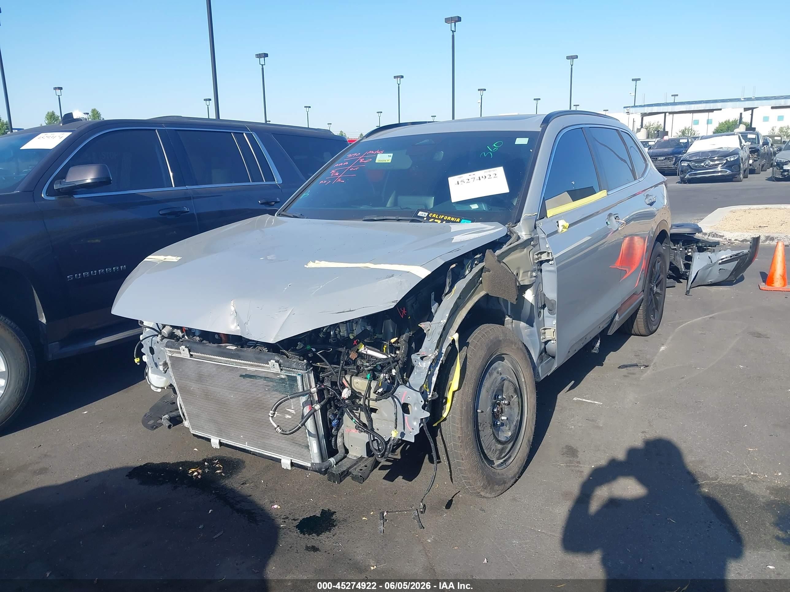 2024 Honda CR-V VIN 5J6RS6H87RL021500 IAAI salvage auction — Front End, Salvage Certificate (California), sold $11,100 on 2026-07-10 (photo 6)