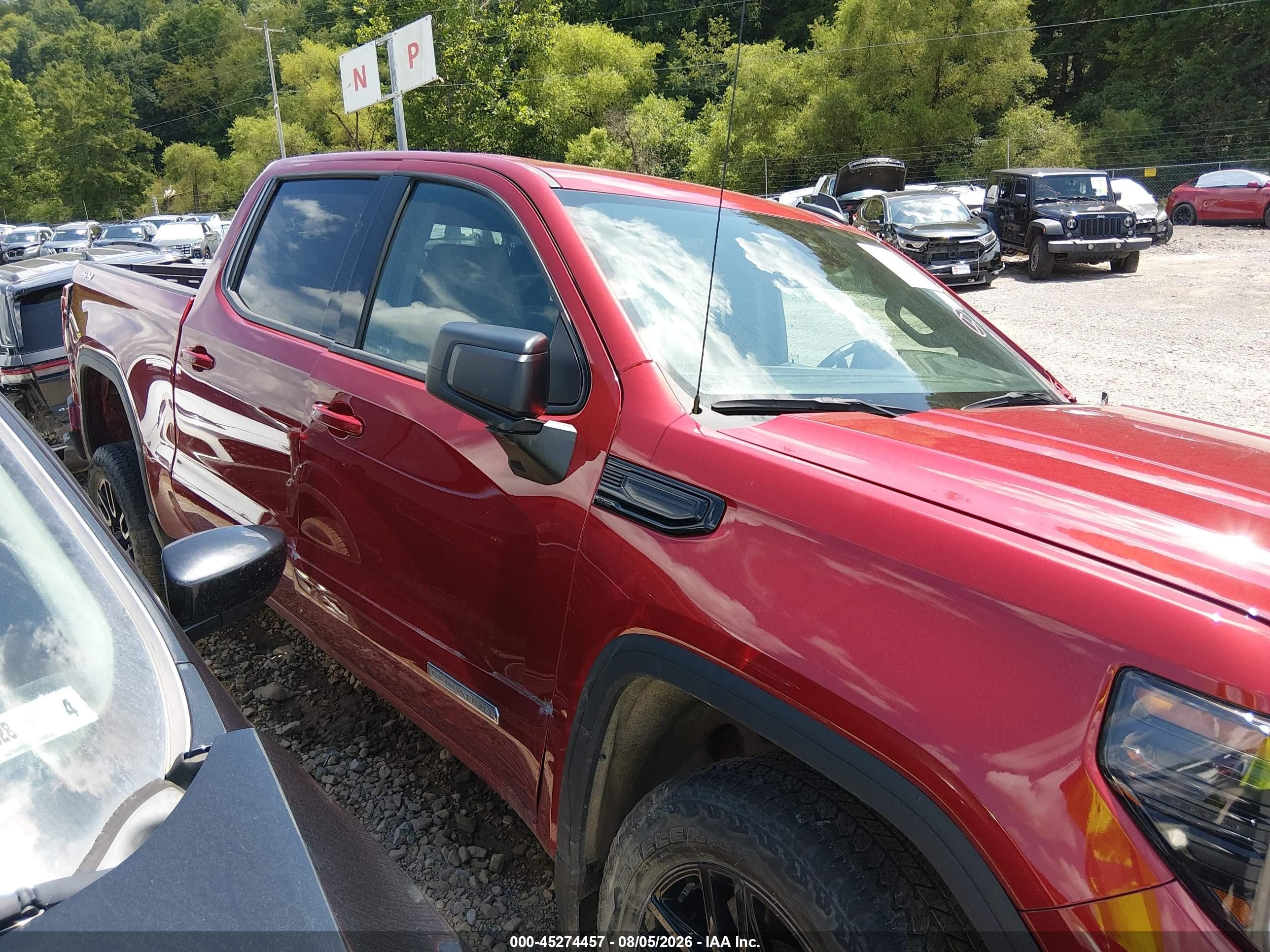 2024 GMC Sierra 1500 VIN 3GTPUJEK2RG353626 — IAAI salvage auction photo