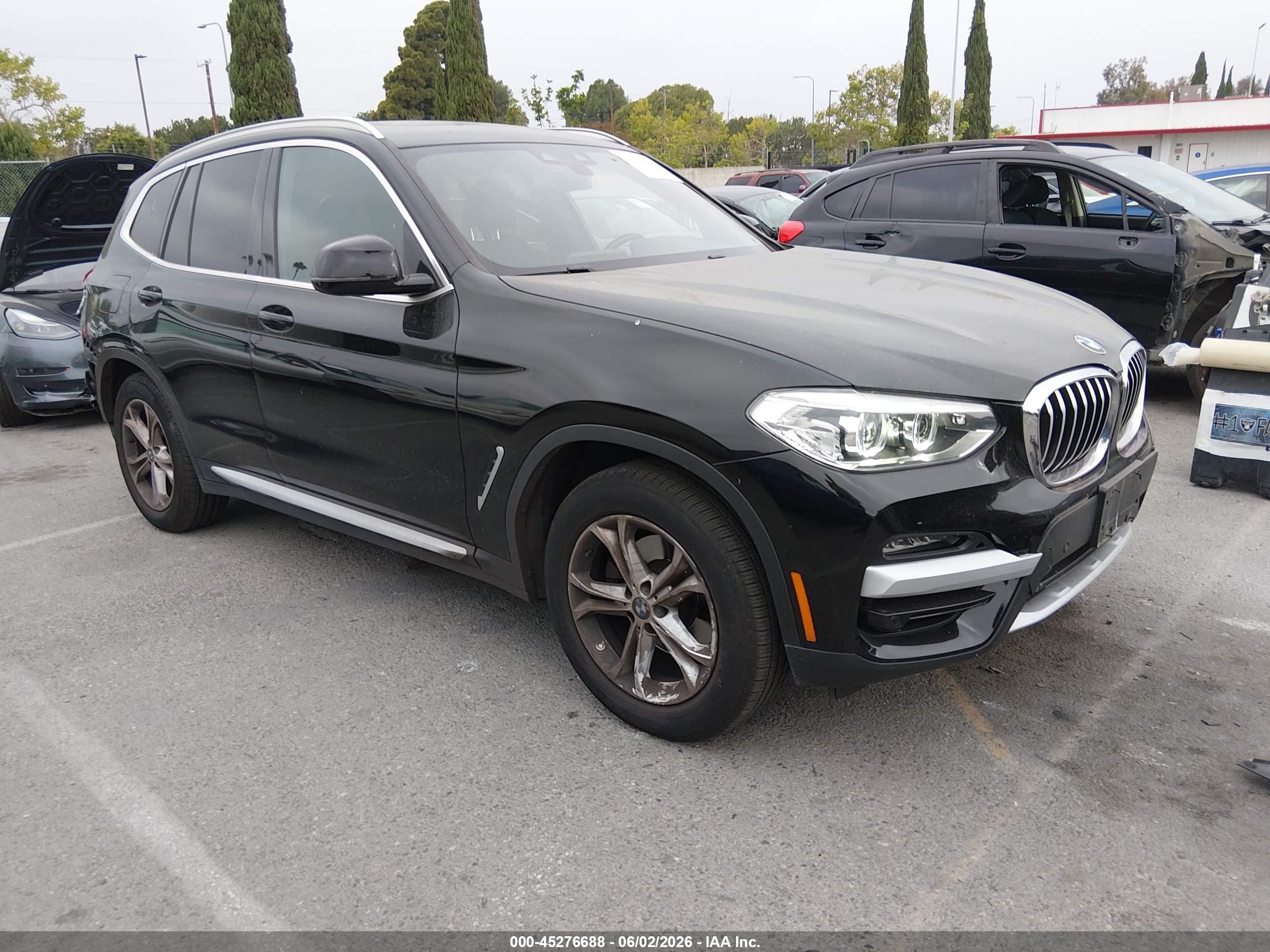 2021 BMW X3 VIN 5UXTY3C09M9E29997 IAAI salvage auction — Rear End, Salvage (California), sold $9,100 on 2026-07-09 (photo 1)