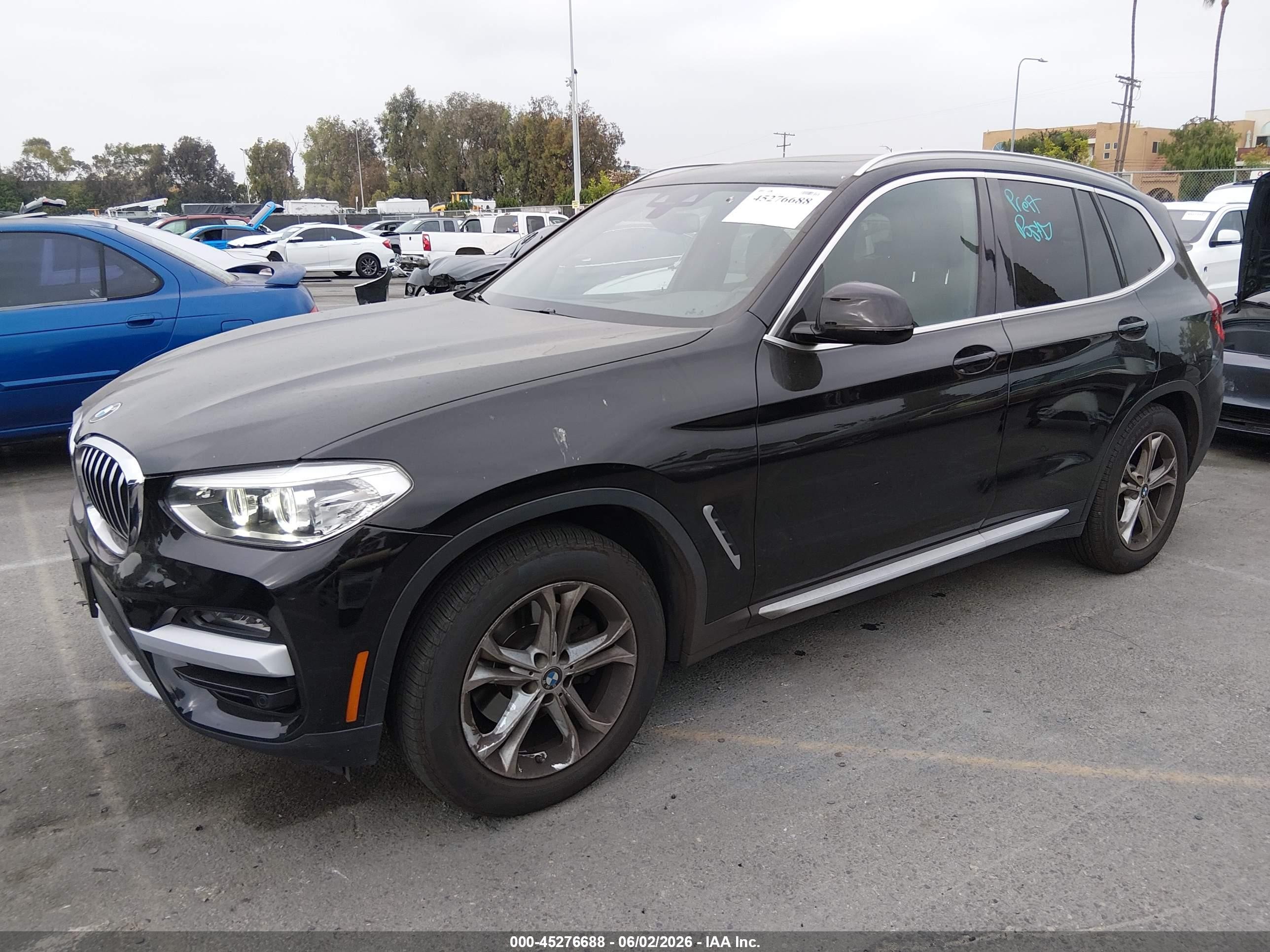 2021 BMW X3 VIN 5UXTY3C09M9E29997 IAAI salvage auction — Rear End, Salvage (California), sold $9,100 on 2026-07-09 (photo 2)