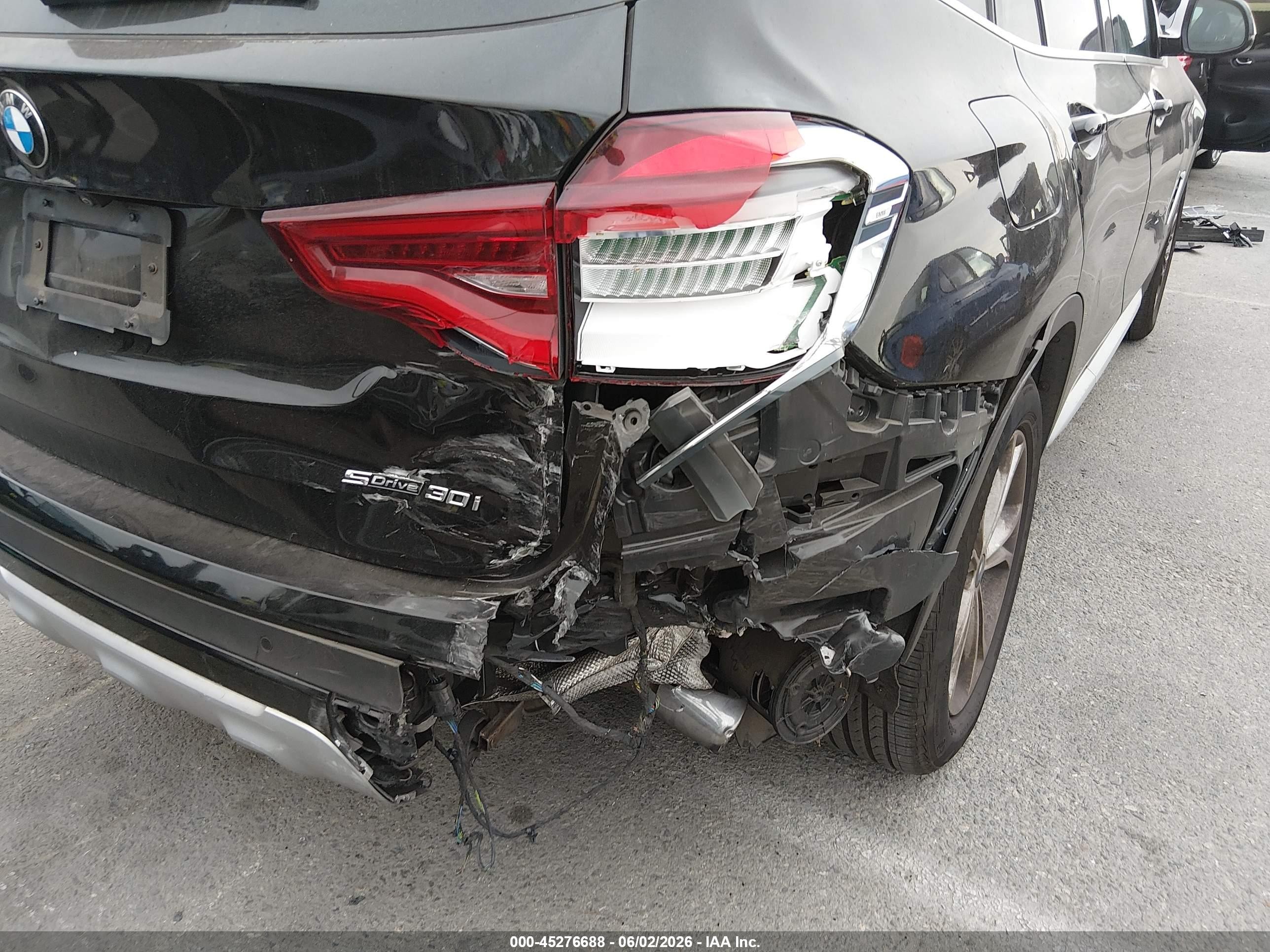 2021 BMW X3 VIN 5UXTY3C09M9E29997 IAAI salvage auction — Rear End, Salvage (California), sold $9,100 on 2026-07-09 (photo 6)