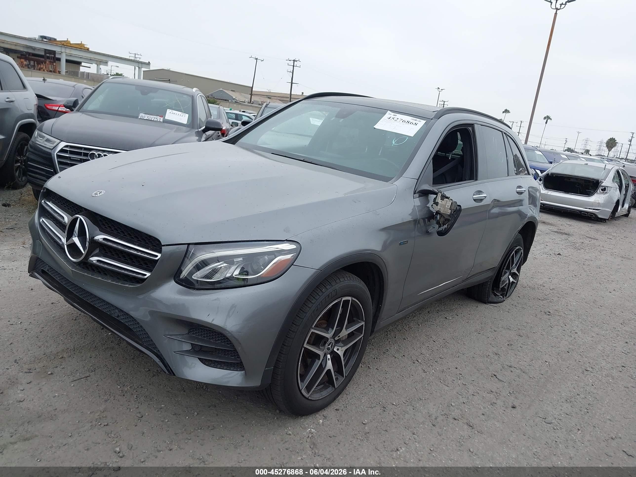 2018 Mercedes-Benz GLC-Class VIN WDC0G5EB0JF400796 IAAI salvage auction — Rear End, Salvage Certificate (California), sold $4,400 on 2026-09-13 (photo 2)