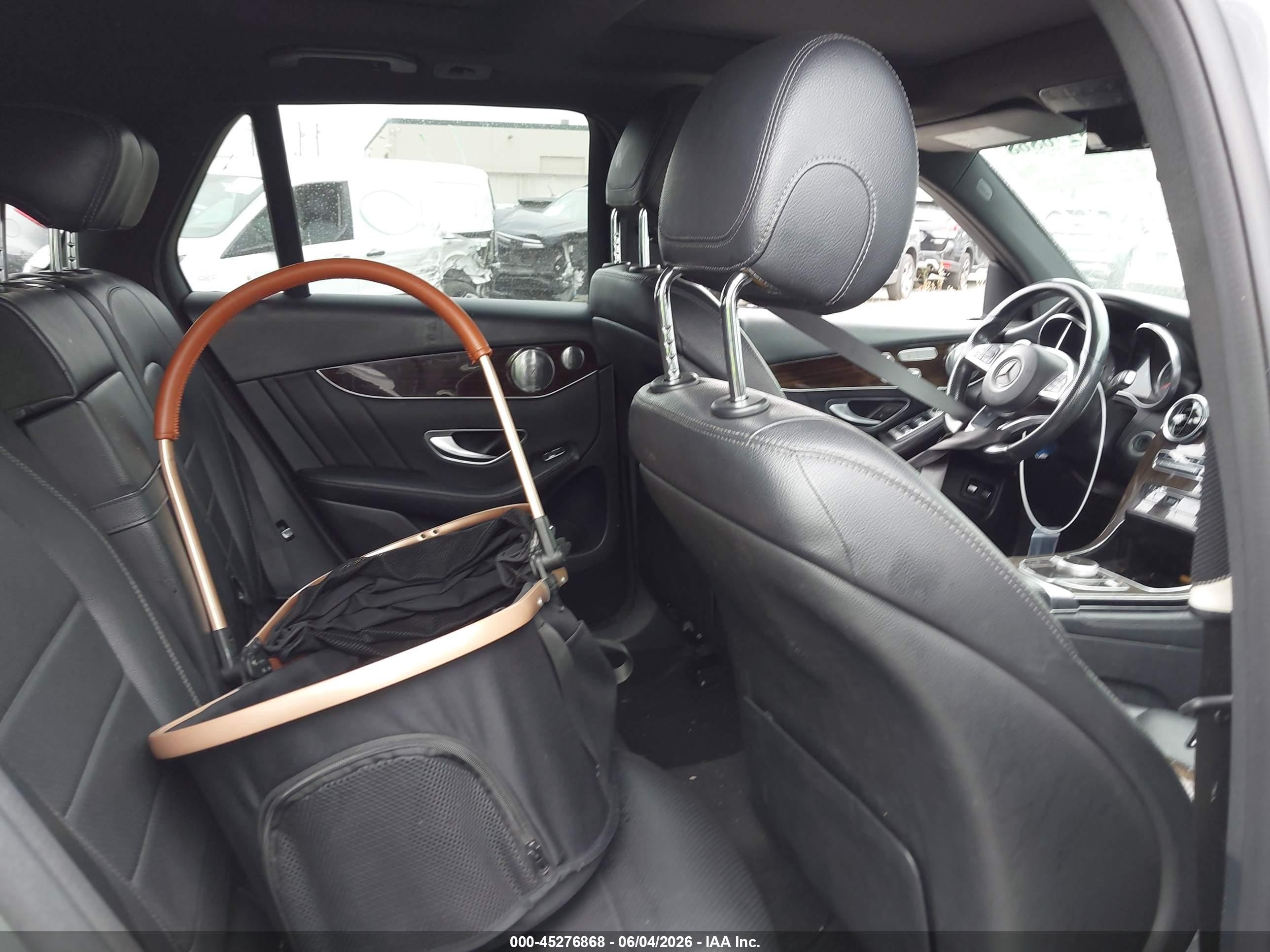 2018 Mercedes-Benz GLC-Class VIN WDC0G5EB0JF400796 IAAI salvage auction — Rear End, Salvage Certificate (California), sold $4,400 on 2026-09-13 (photo 8)