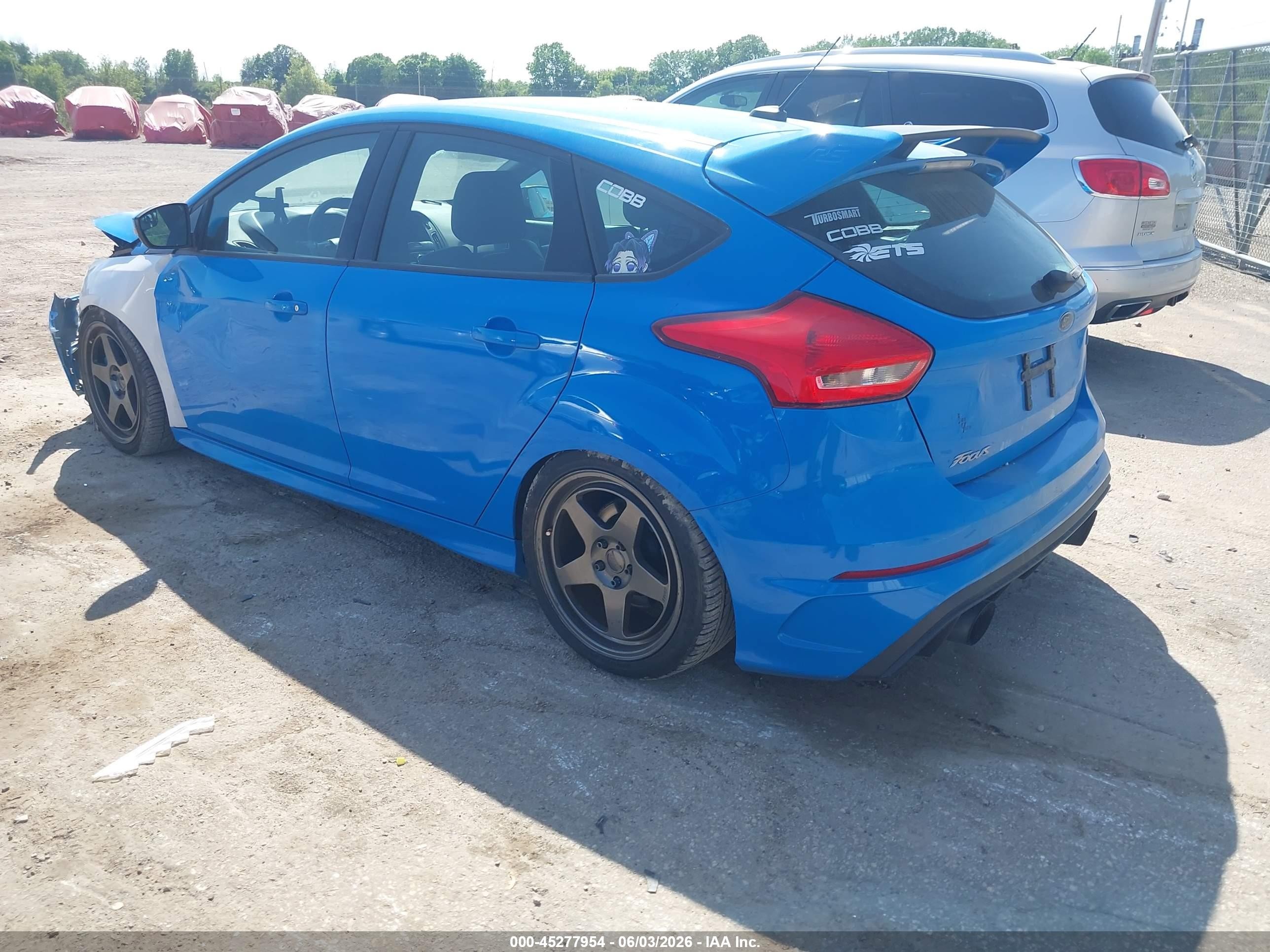 2017 Ford Focus VIN WF0DP3TH6H4119740 IAAI salvage auction — Unknown, Clear (Wisconsin), sold $7,300 on 2026-07-14 (photo 3)