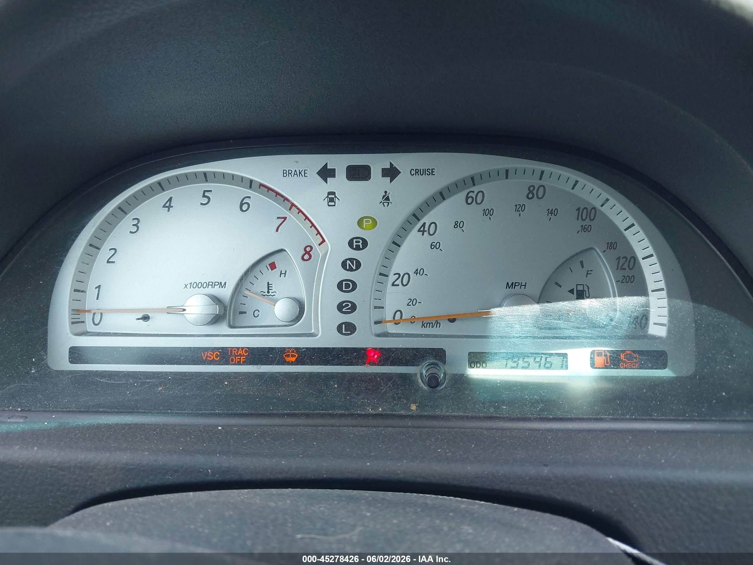 2002 Toyota Camry VIN 4T1BF30K32U504561 IAAI salvage auction — Theft, Salvage (Arizona), sold $1,050 on 2026-07-09 (photo 7)