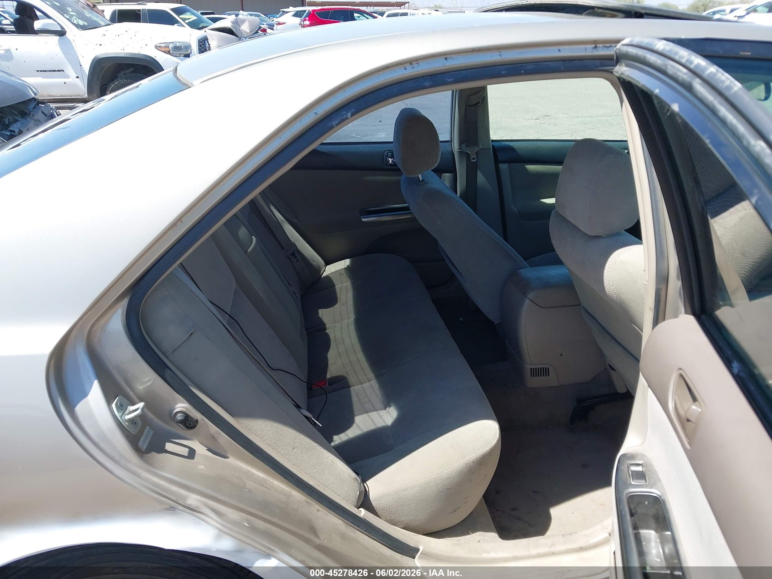 2002 Toyota Camry VIN 4T1BF30K32U504561 IAAI salvage auction — Theft, Salvage (Arizona), sold $1,050 on 2026-07-09 (photo 8)