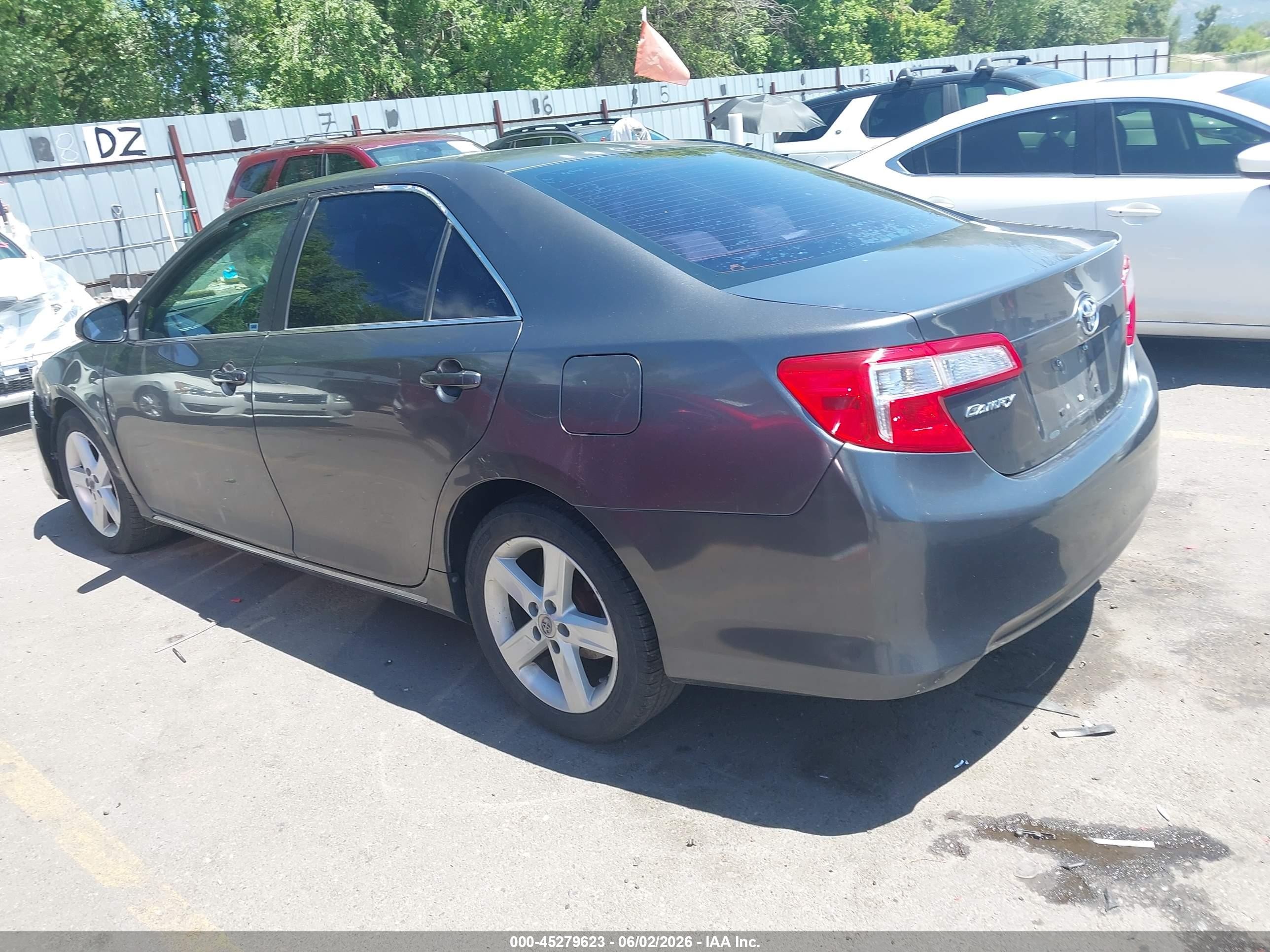 2013 Toyota Camry VIN 4T1BF1FK8DU212029 IAAI salvage auction — Side, Salvage (Utah), sold $1,900 on 2026-07-09 (photo 3)
