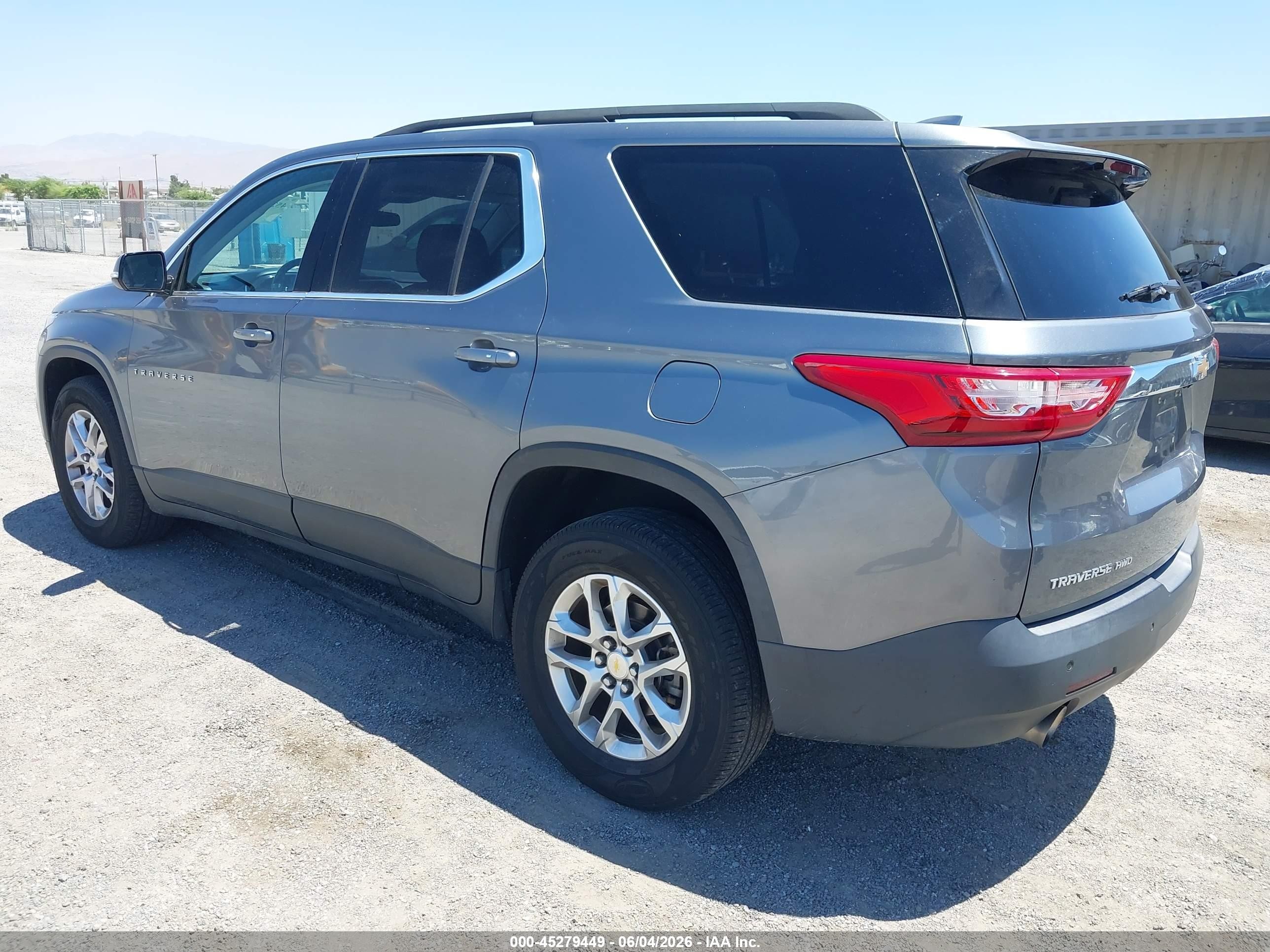 2020 Chevrolet Traverse VIN 1GNEVGKW2LJ172277 IAAI salvage auction — Transmission Damage, Clear (California), sold $5,550 on 2026-07-09 (photo 3)