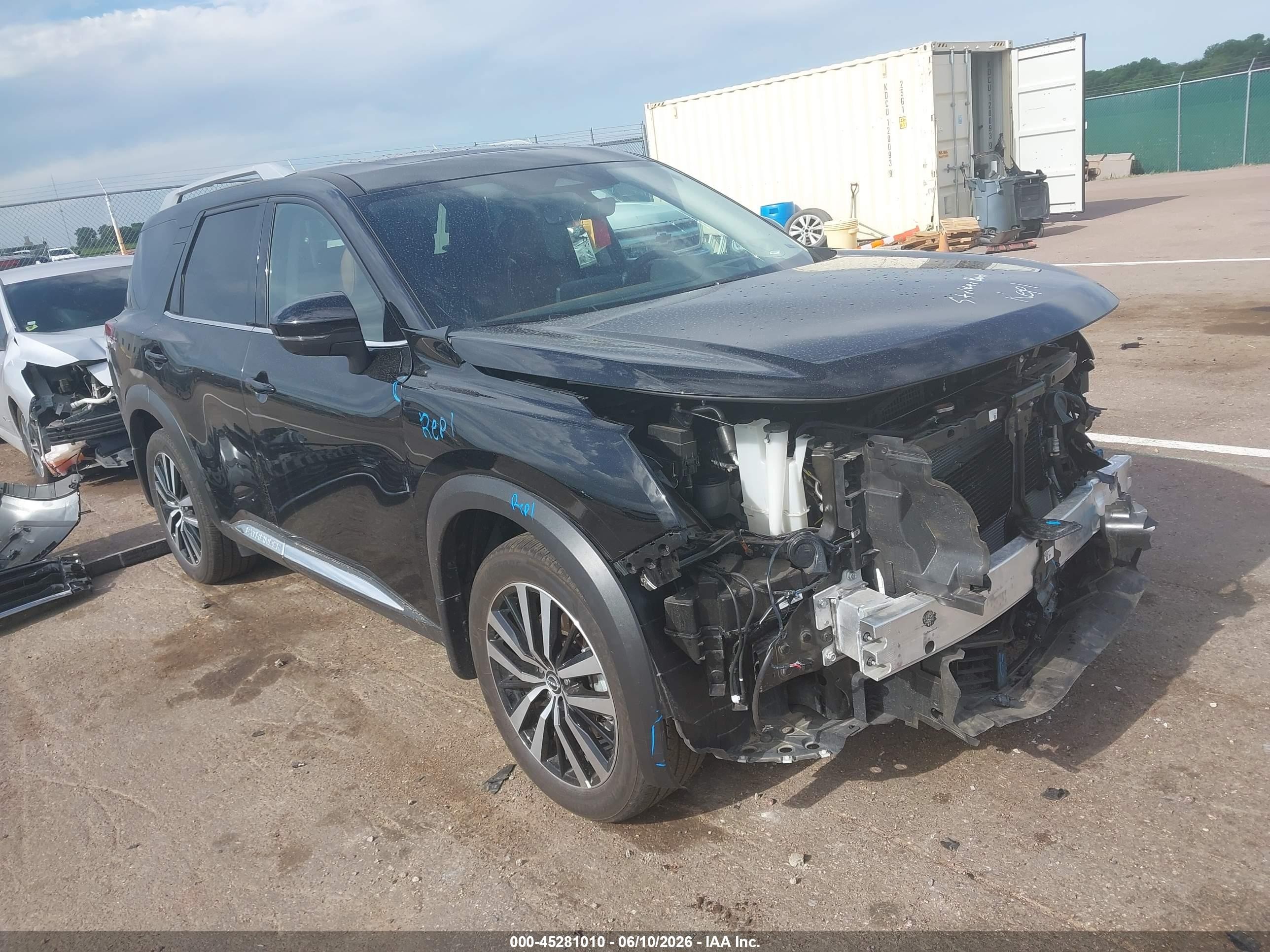 2025 Nissan Pathfinder VIN 5N1DR3DJ2SC302172 — IAAI salvage auction photo