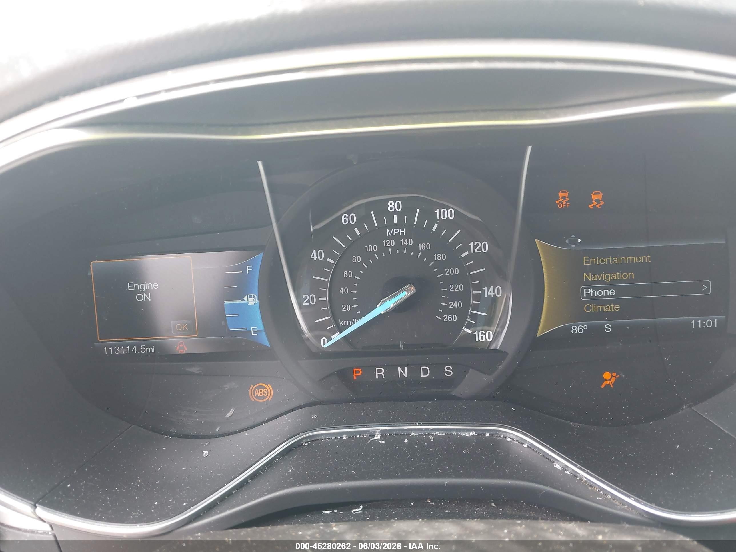 2016 Ford Fusion VIN 3FA6P0H7XGR382433 IAAI salvage auction — Unknown, Original (Texas), sold $1,100 on 2026-07-10 (photo 7)