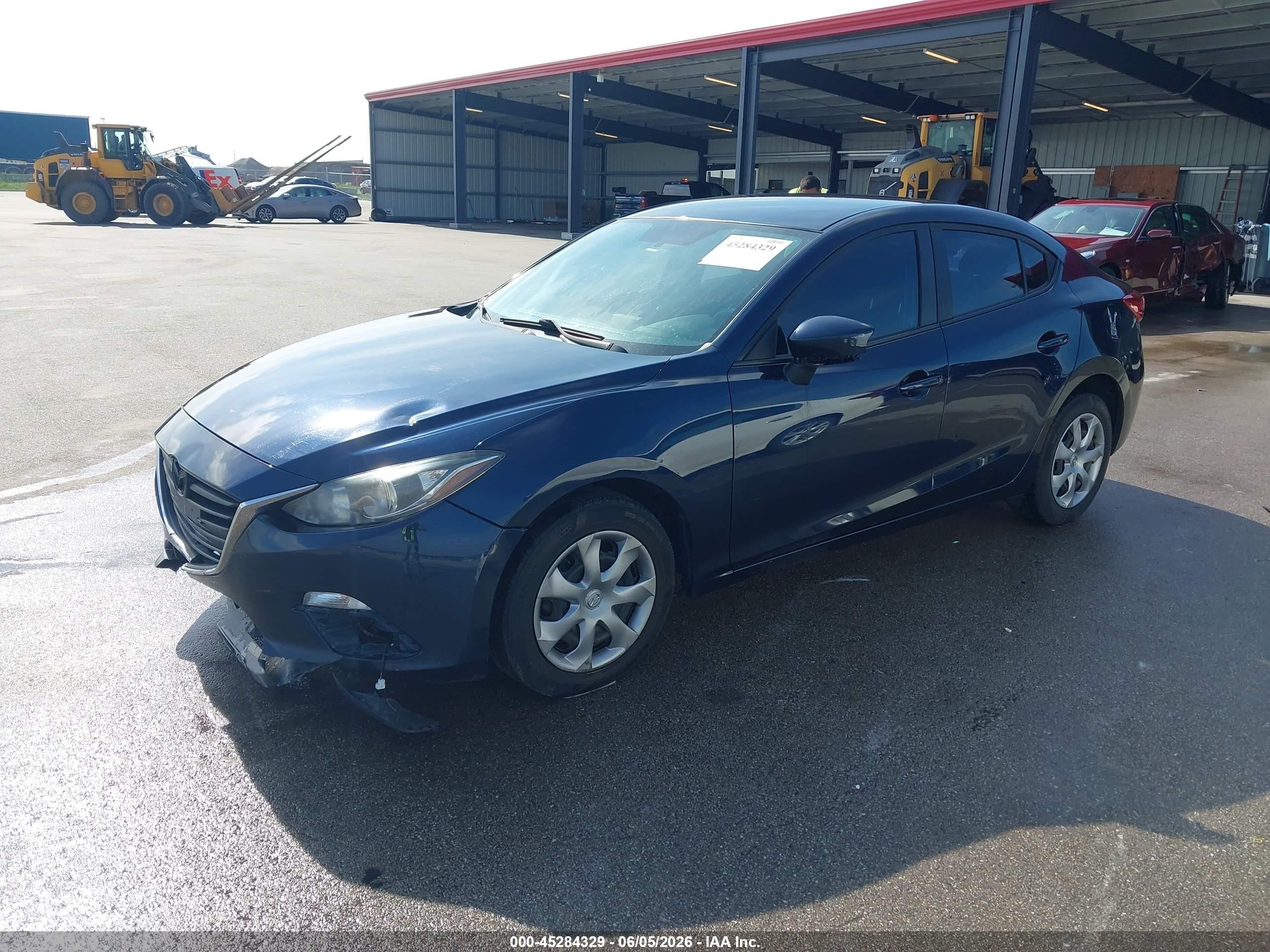 2014 Mazda 3 VIN JM1BM1U73E1211897 IAAI salvage auction — Front End, Certificate Of Title (Nebraska), sold $1,750 on 2026-09-23 (photo 2)