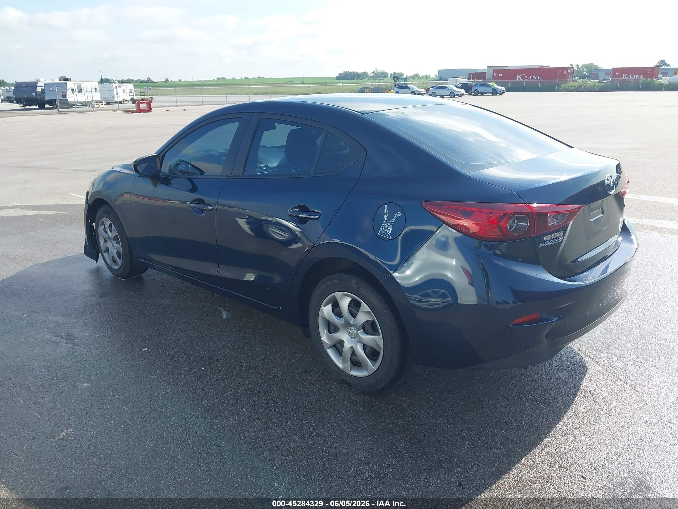 2014 Mazda 3 VIN JM1BM1U73E1211897 IAAI salvage auction — Front End, Certificate Of Title (Nebraska), sold $1,750 on 2026-09-23 (photo 3)