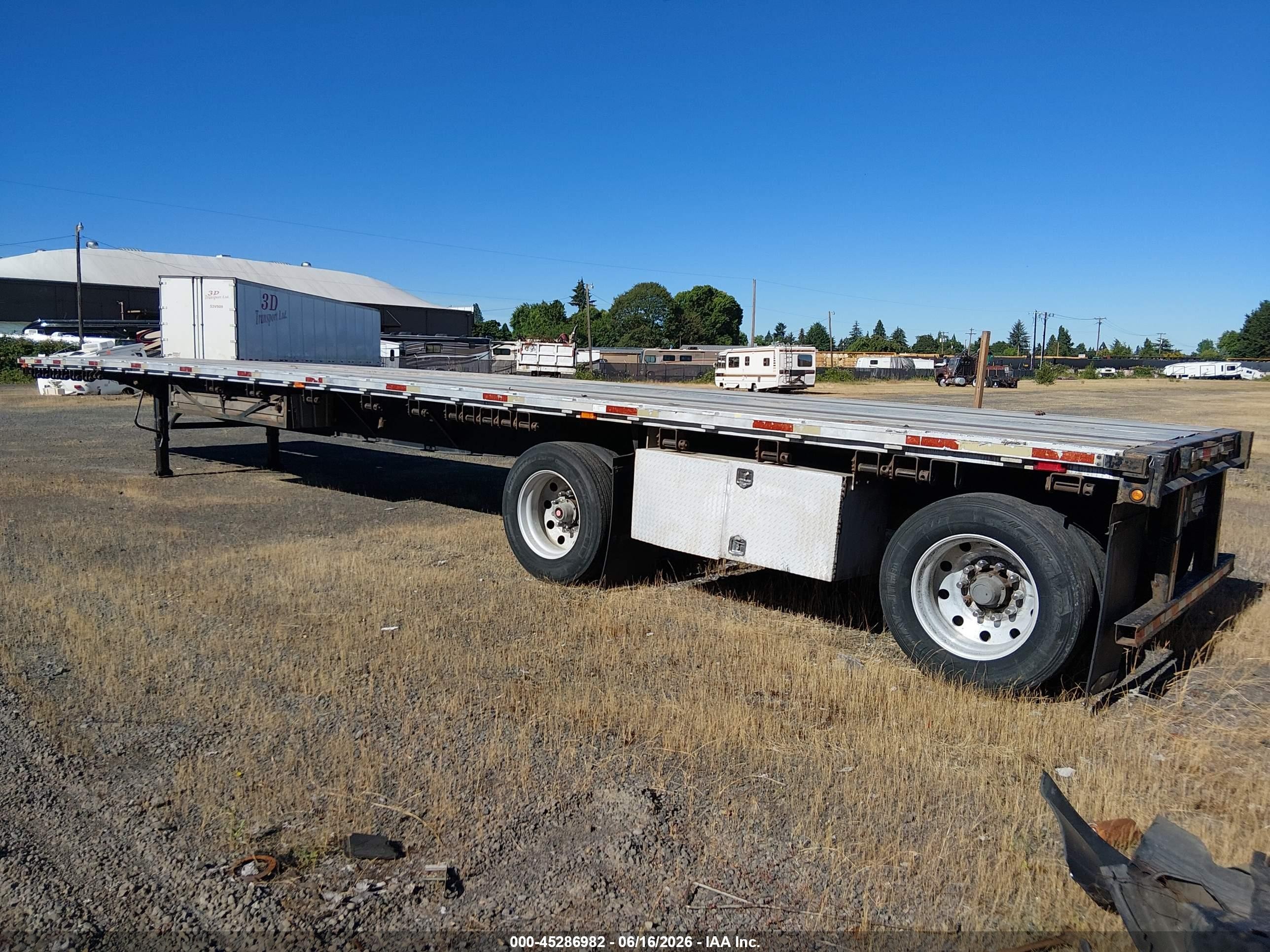 1999 Wabash national corp Trailer VIN 1JJF482W1X5415736 IAAI salvage auction — Rollover, Bill Of Sale (Oregon), sold $225 on 2026-09-09 (photo 3)
