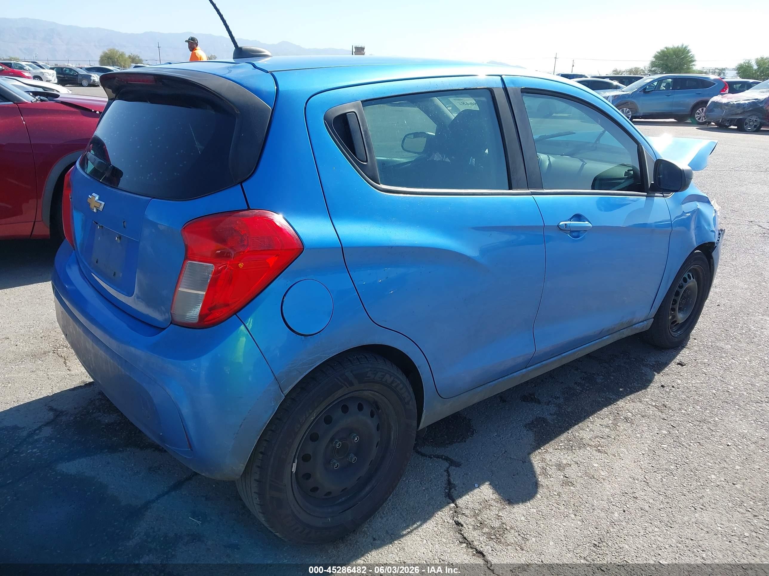 2018 Chevrolet Spark VIN KL8CB6SA8JC426477 IAAI salvage auction — Front End, Salvage (Arizona), sold $375 on 2026-07-09 (photo 4)