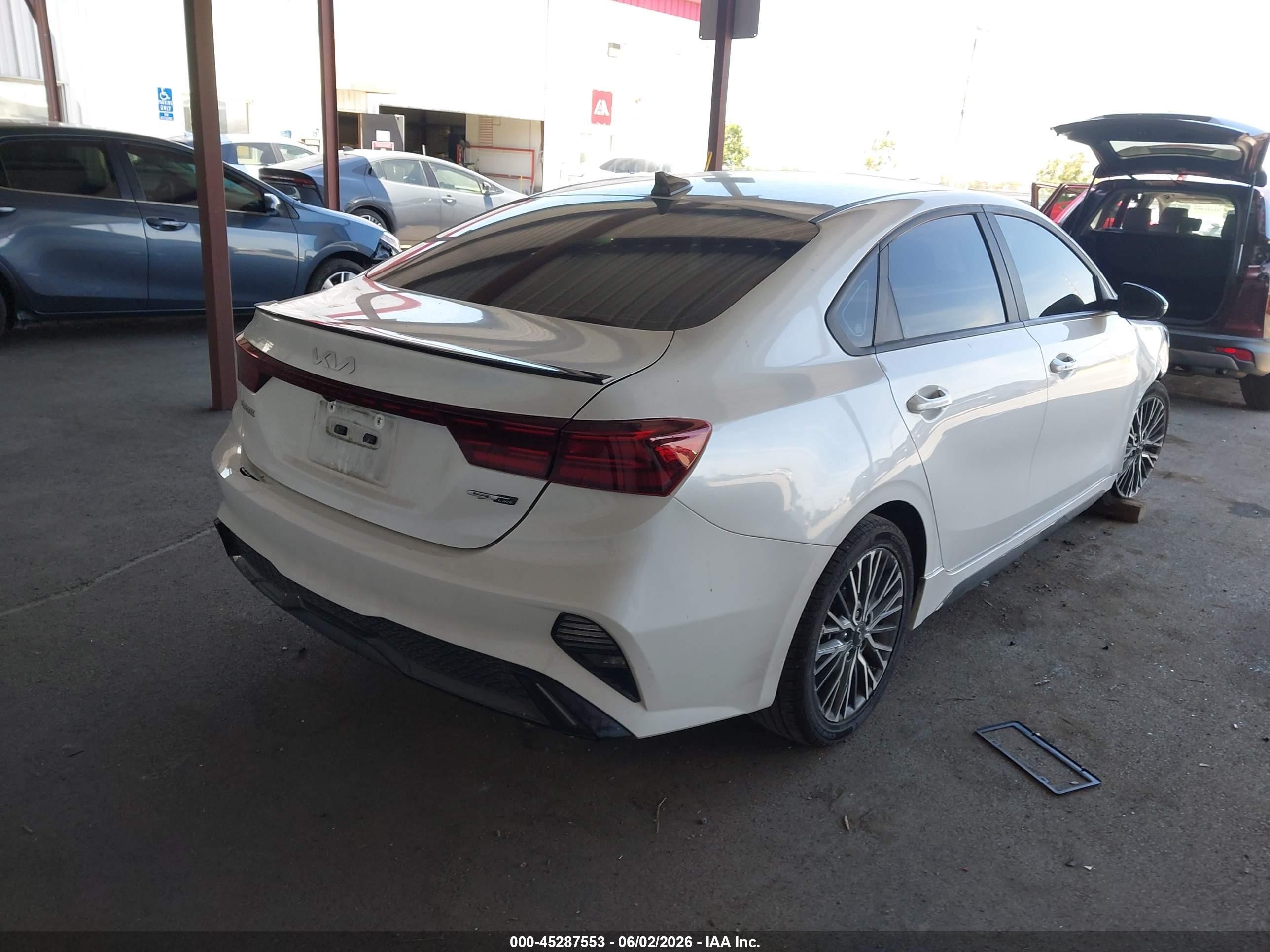2023 Kia Forte VIN 3KPF54AD1PE574614 IAAI salvage auction — Unknown, Salvage (California), sold $5,200 on 2026-07-09 (photo 4)