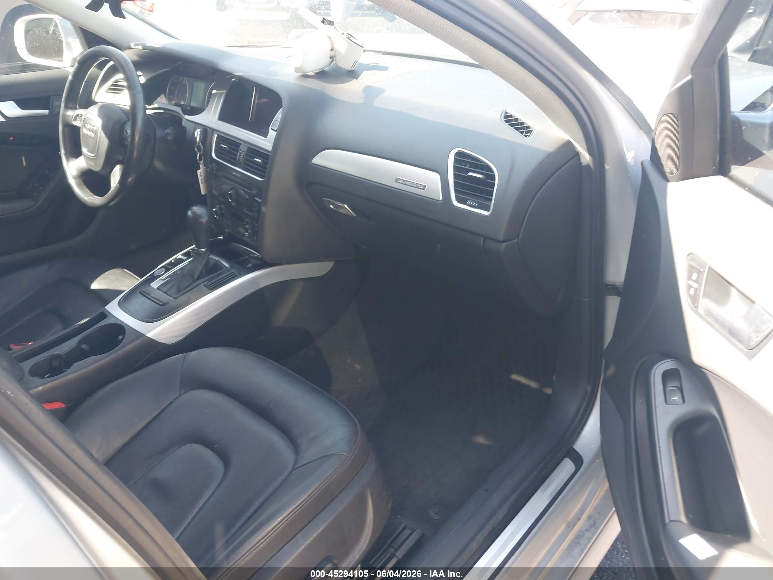 2012 Audi A4 VIN WAUFFAFLXCA119038 IAAI salvage auction — Front End, Salvage (Utah), sold $275 on 2026-07-09 (photo 5)