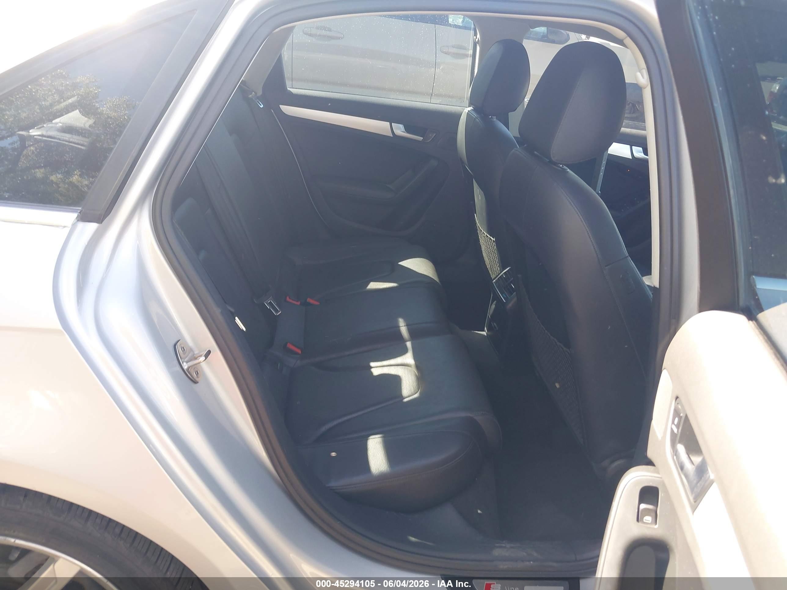 2012 Audi A4 VIN WAUFFAFLXCA119038 IAAI salvage auction — Front End, Salvage (Utah), sold $275 on 2026-07-09 (photo 8)