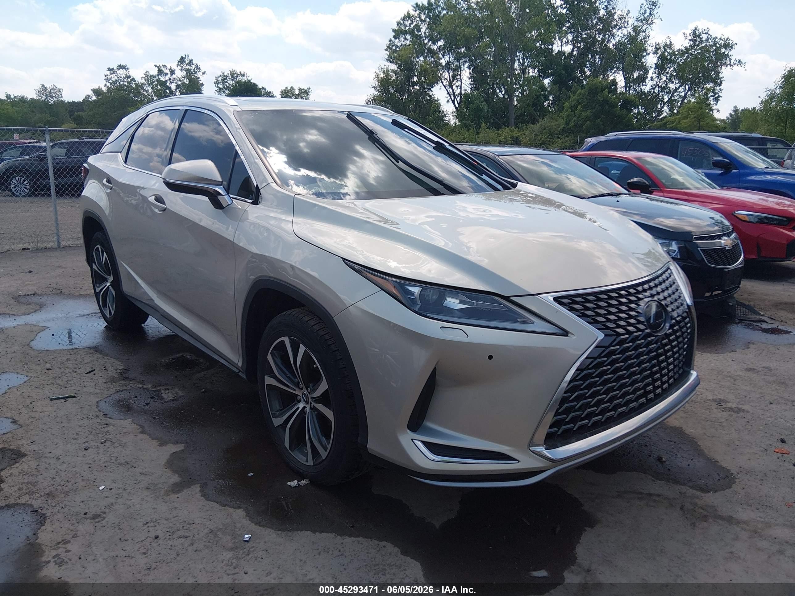 2020 Lexus RX VIN 2T2HZMDA7LC233818 IAAI salvage auction — Hail, Salvage (Ohio), sold $16,100 on 2026-08-19 (photo 1)