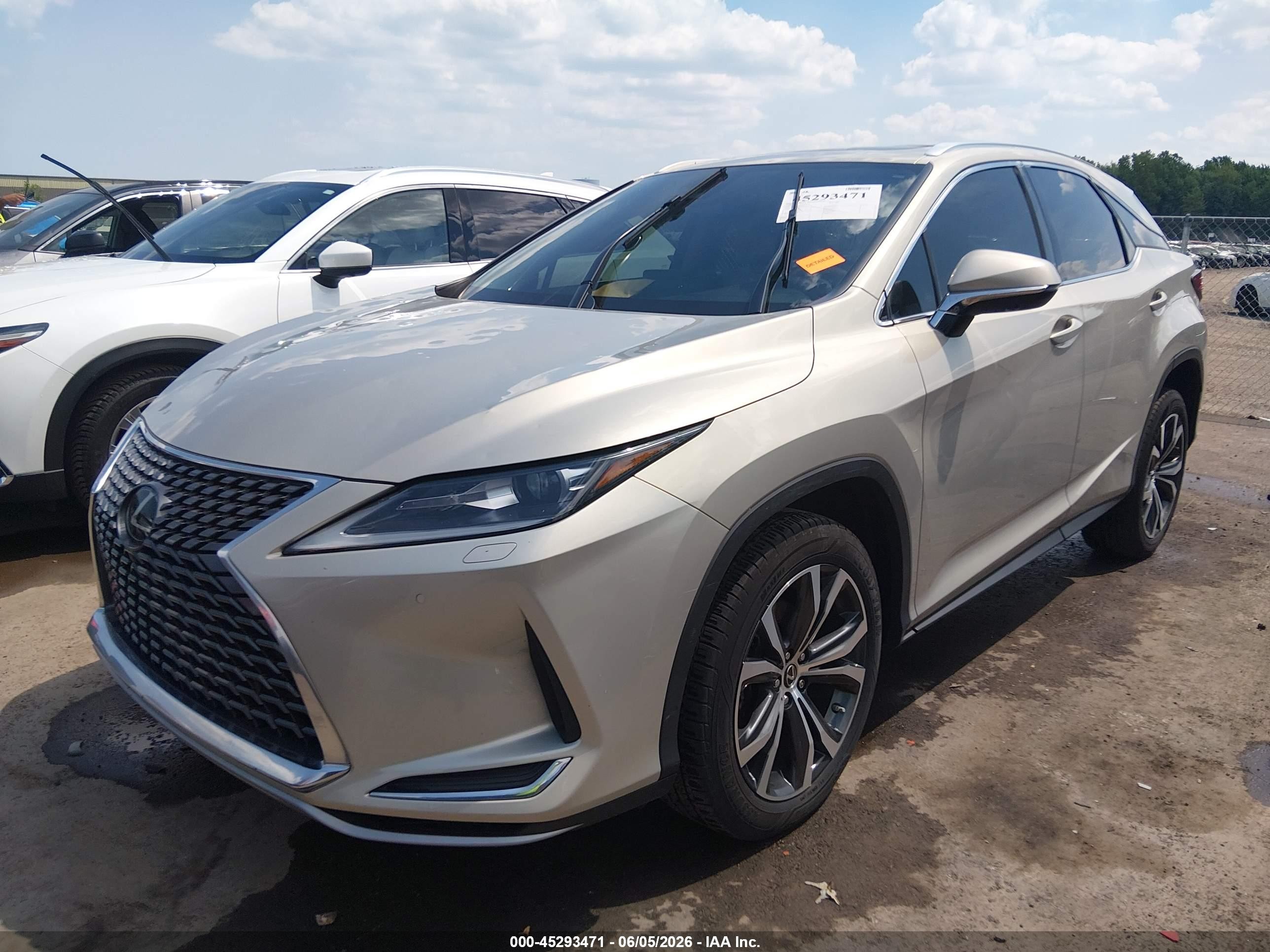 2020 Lexus RX VIN 2T2HZMDA7LC233818 IAAI salvage auction — Hail, Salvage (Ohio), sold $16,100 on 2026-08-19 (photo 2)