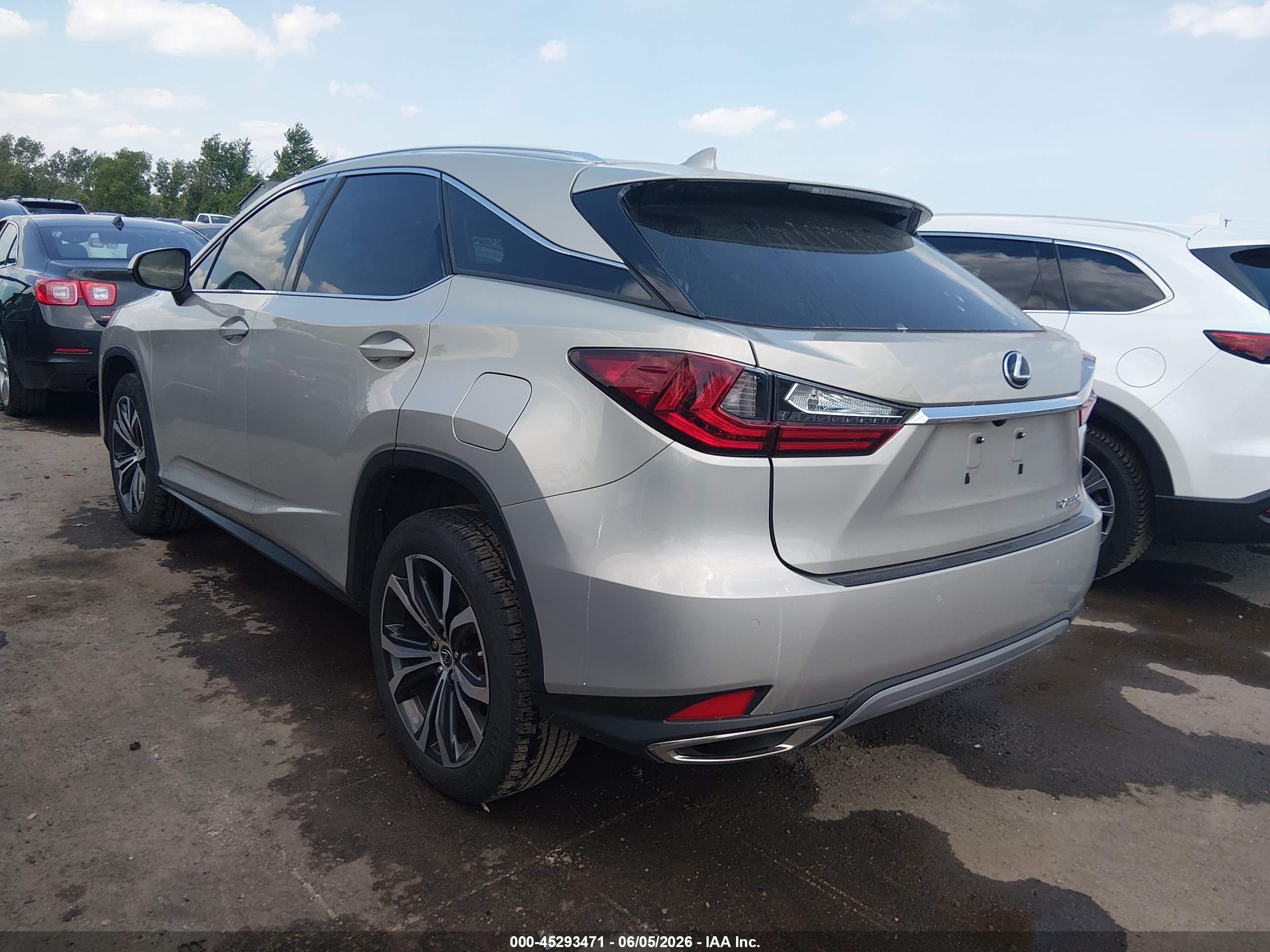 2020 Lexus RX VIN 2T2HZMDA7LC233818 IAAI salvage auction — Hail, Salvage (Ohio), sold $16,100 on 2026-08-19 (photo 3)